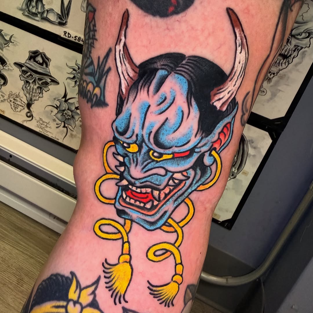 Tattoo by @mikedunntattoo — american_traditional, japanese_irezumi