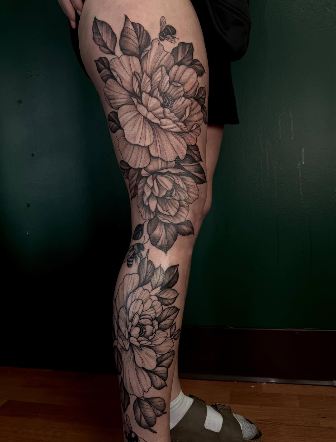 Tattoo by @emmydoestattoos โ black_and_grey, realism