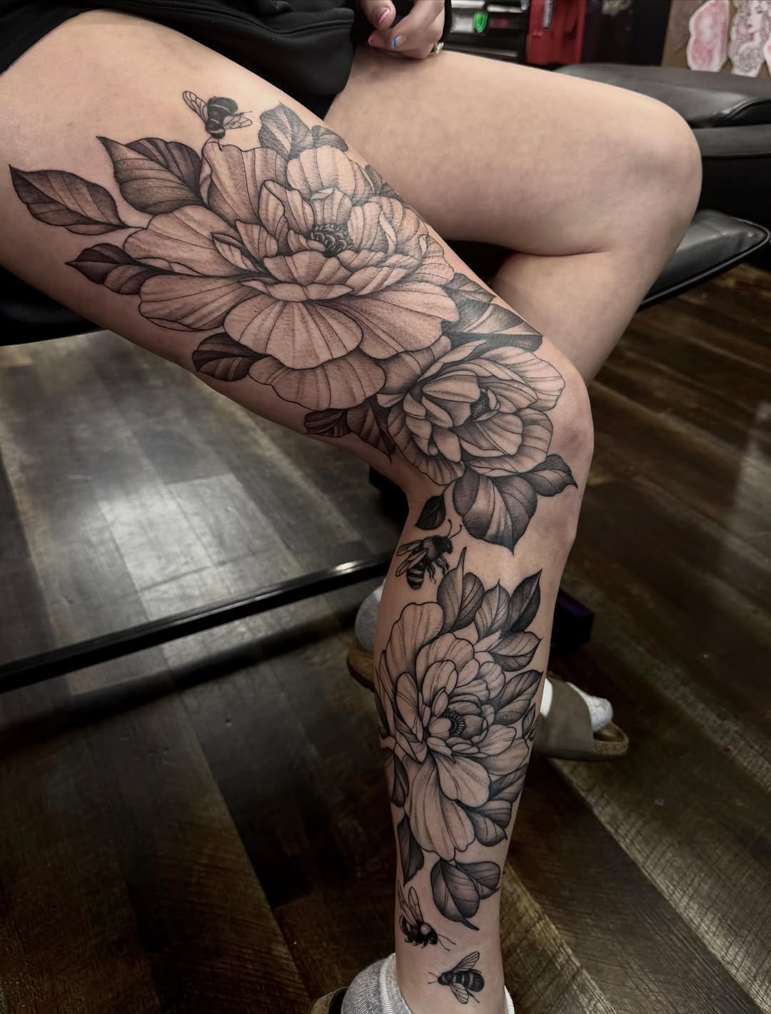 Tattoo by @emmydoestattoos โ black_and_grey, realism