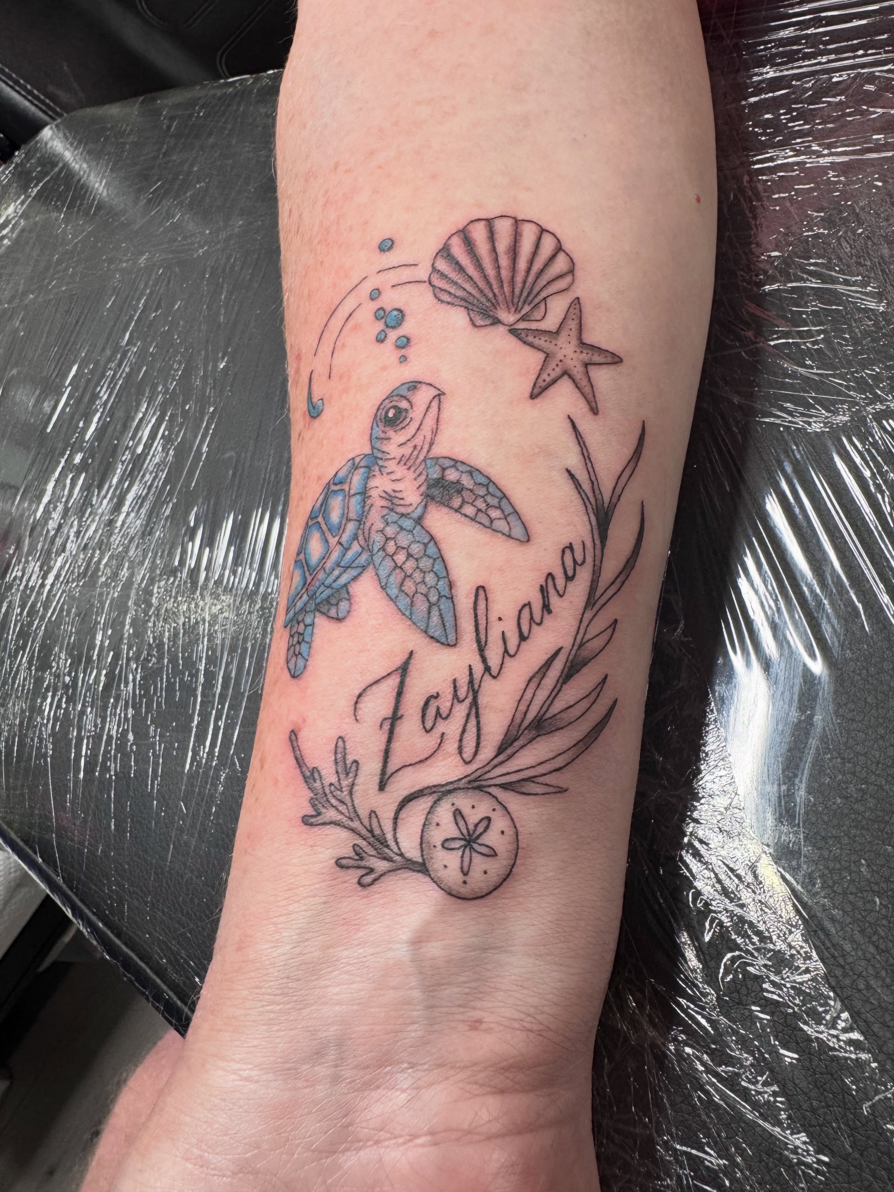 Tattoo by @brandonspindlertattoos — dotwork, realism