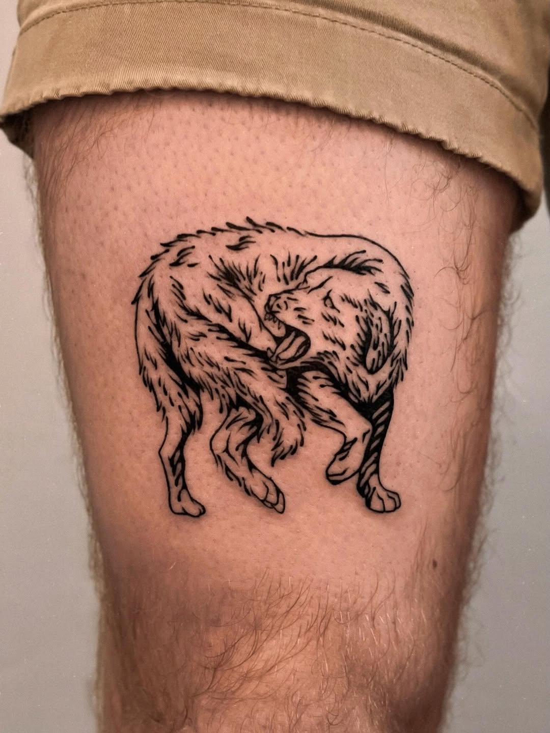 Tattoo by @wonny_wood — black_and_grey, illustrative