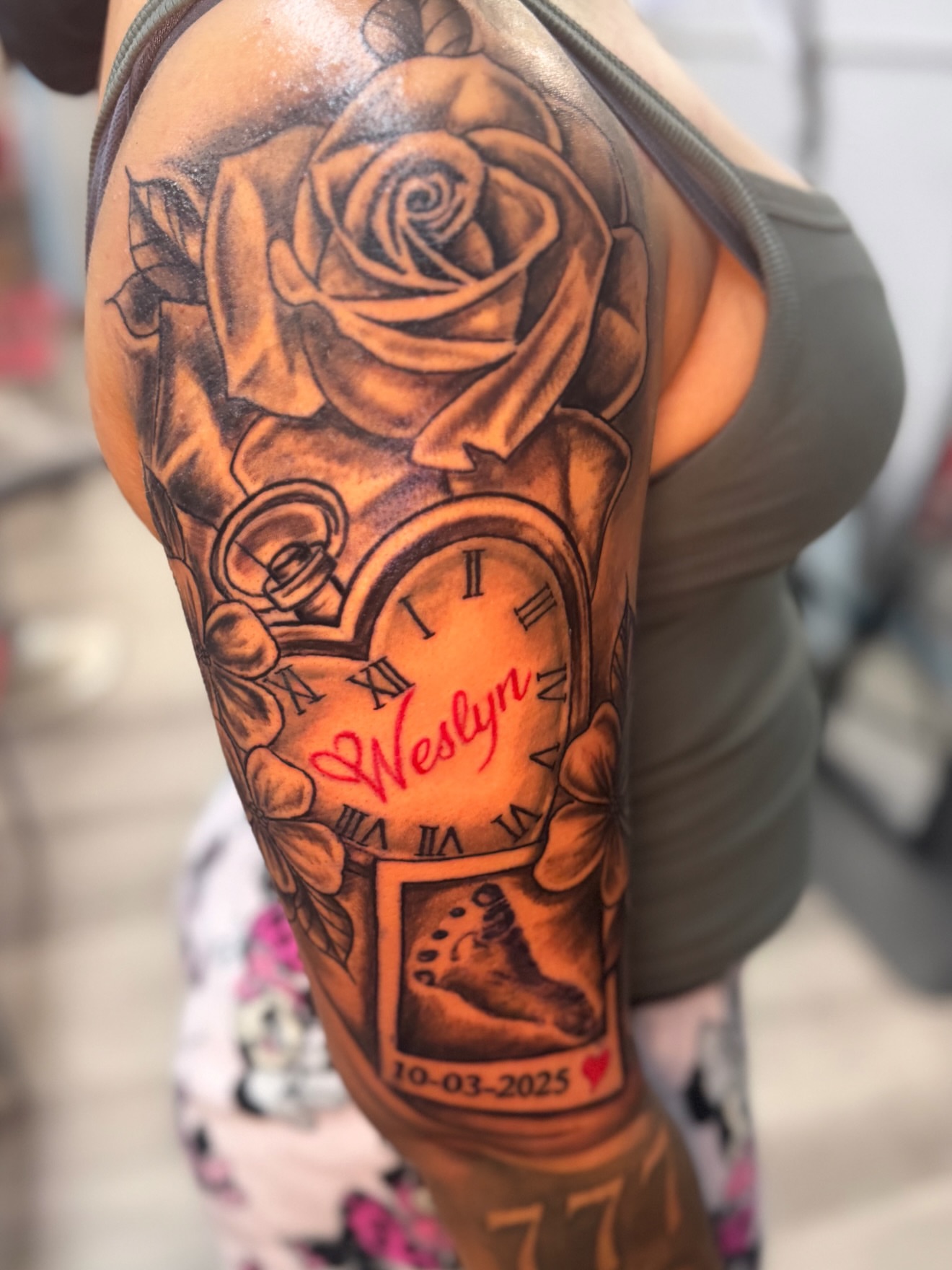 Tattoo by @inkbyjaee — black_and_grey, realism