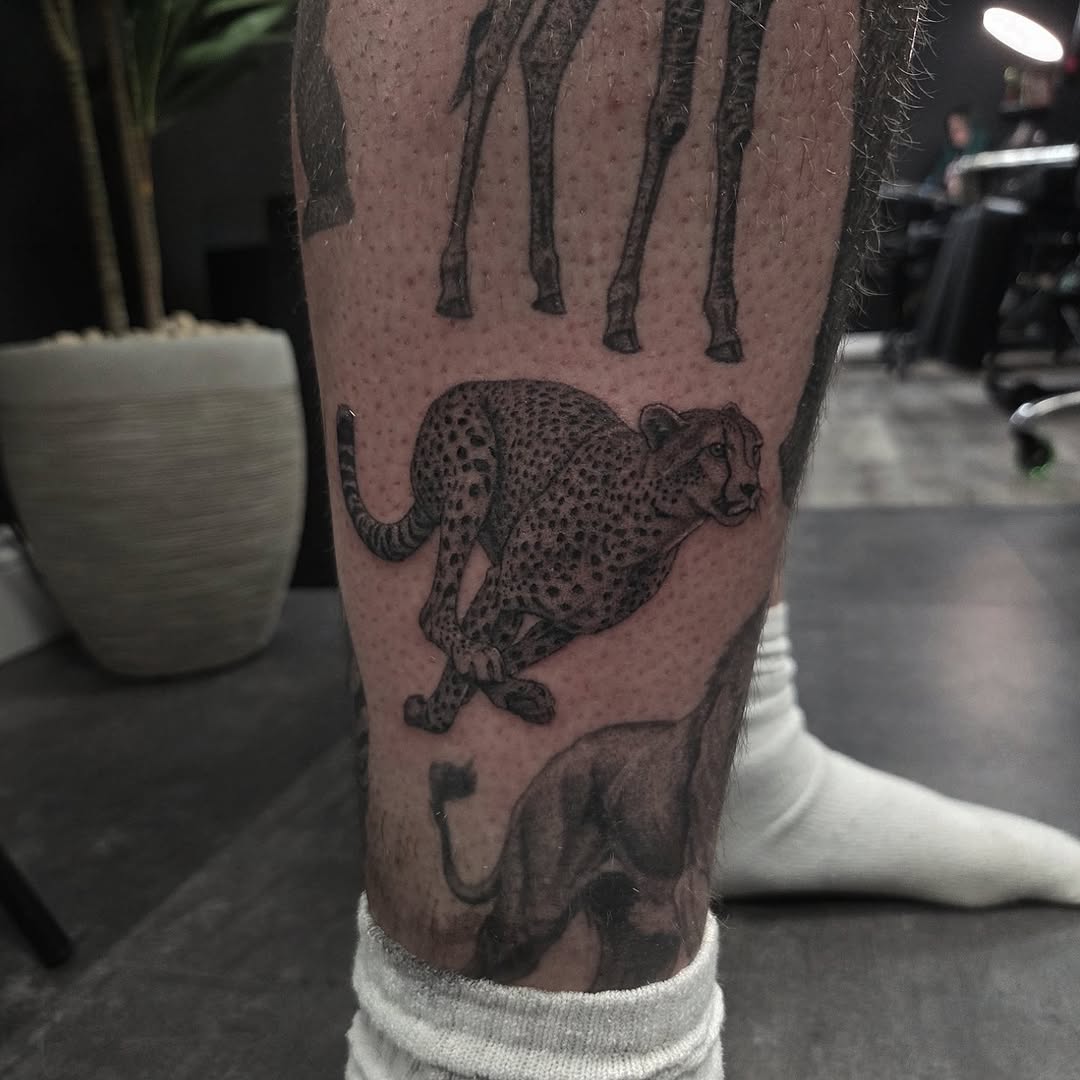 Tattoo by @kylejosephtattoo โ realism, black_and_grey