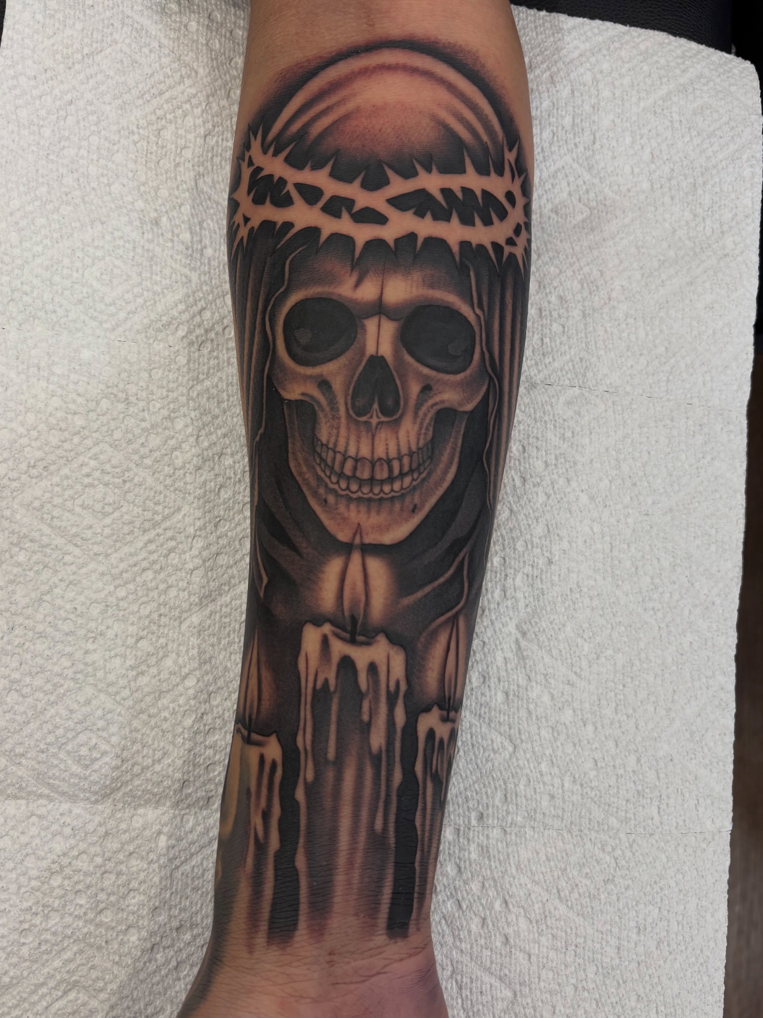 Tattoo by @osieltattoos — realism, dark_realism