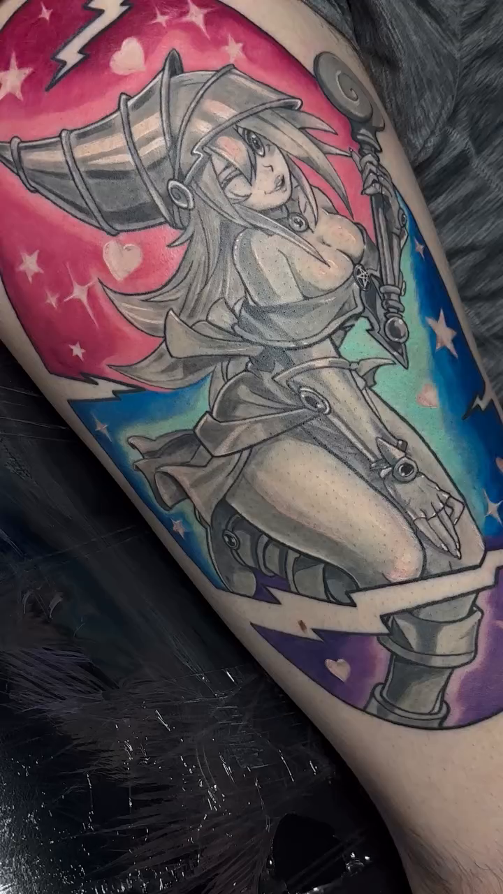 Tattoo by @vital_tattoos — anime, trash_polka