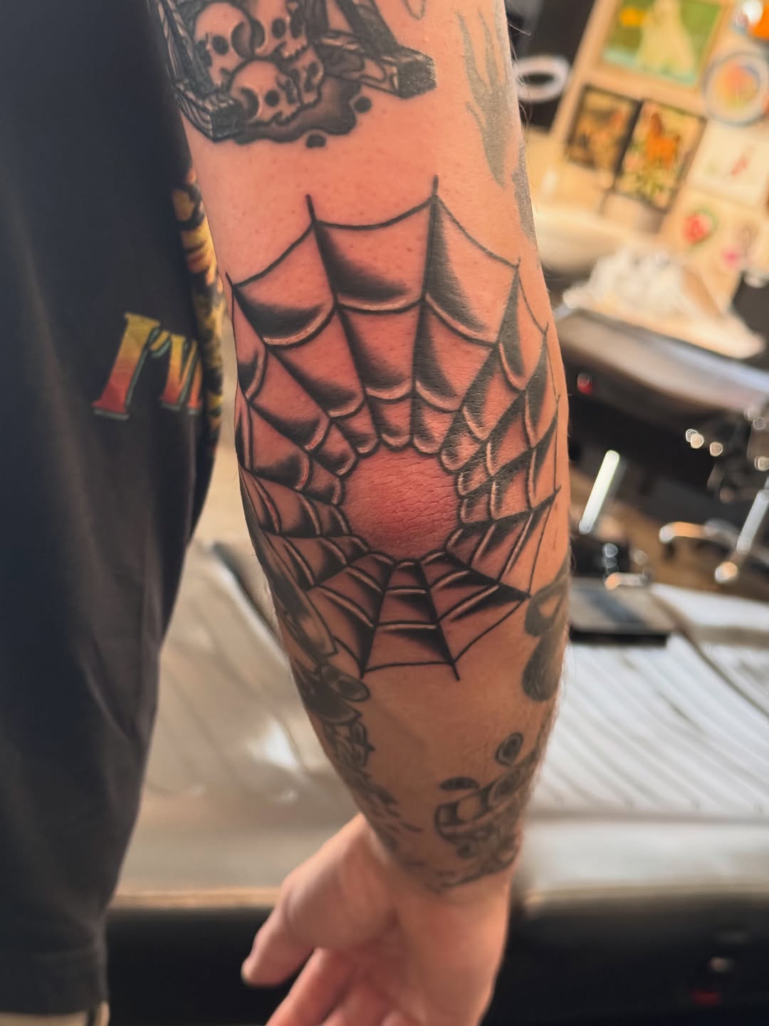 Tattoo by @sideshow_danny — american_traditional, black_and_grey