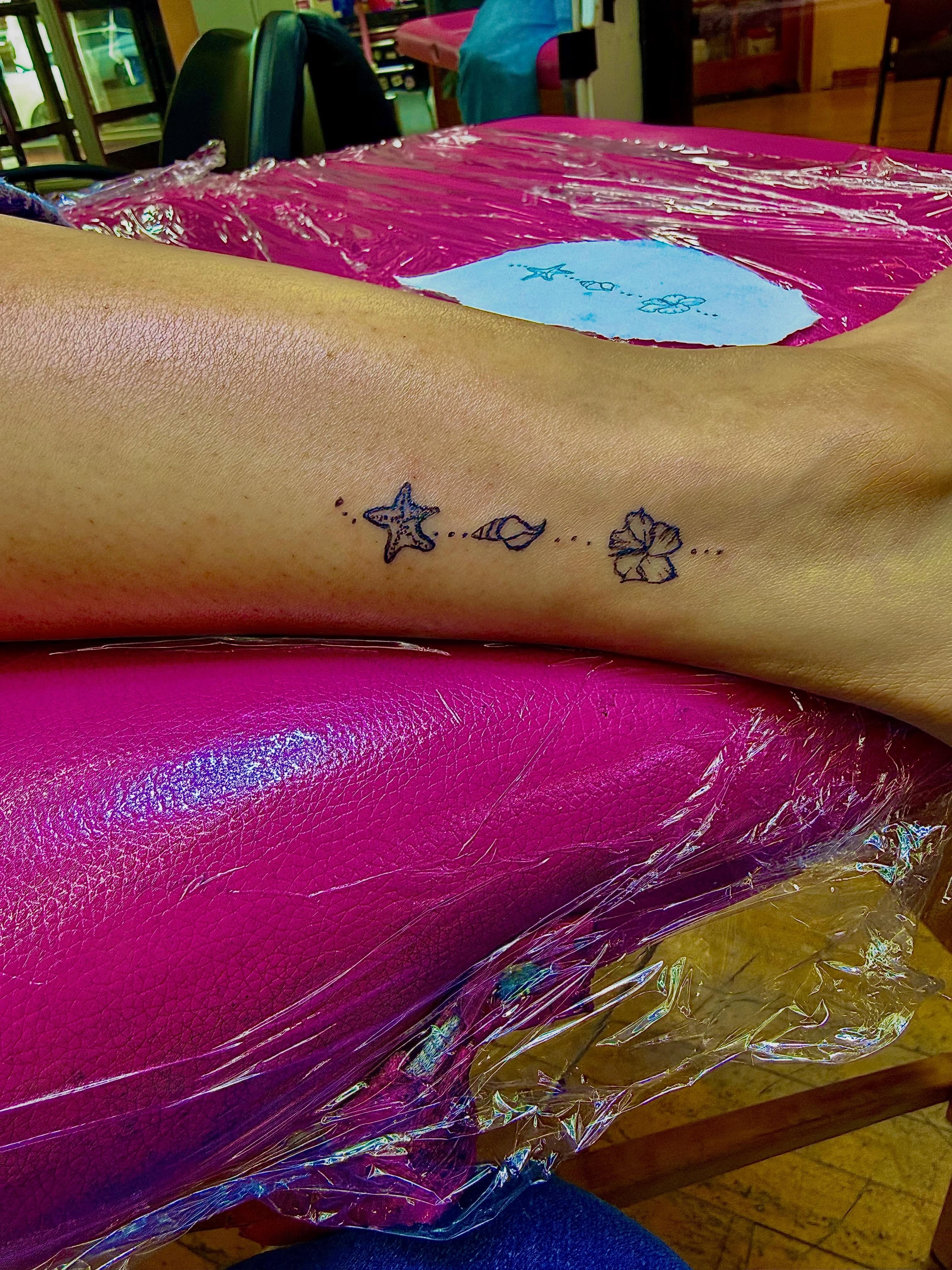 Tattoo by @inked_by_parisapple — dotwork