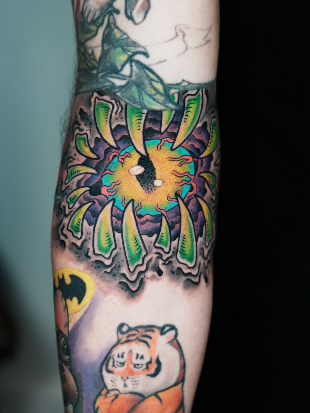 Tattoo by @mrdrextattoo — new_school, blackwork