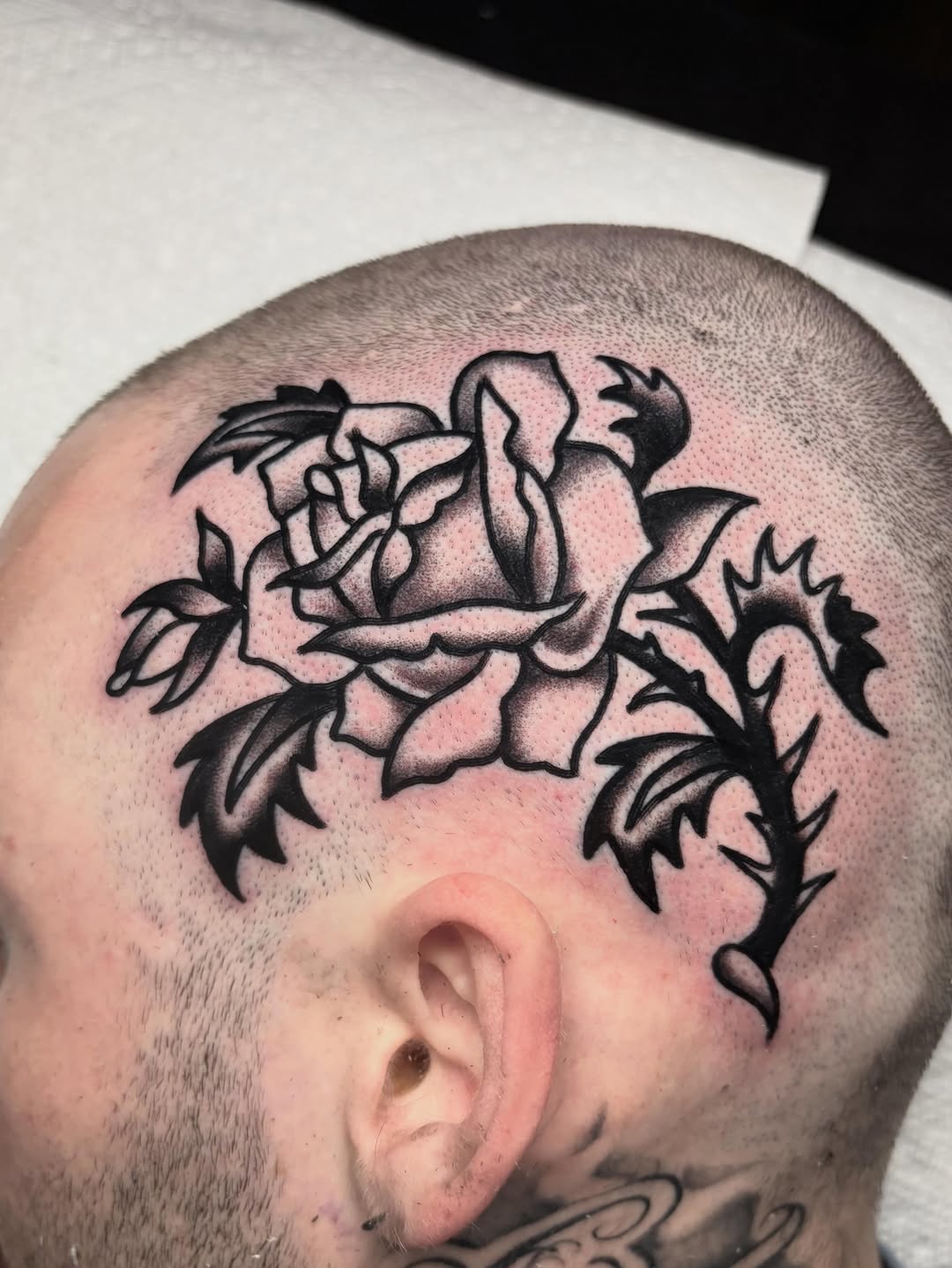 Tattoo by @davidarmacost โ american_traditional, dotwork