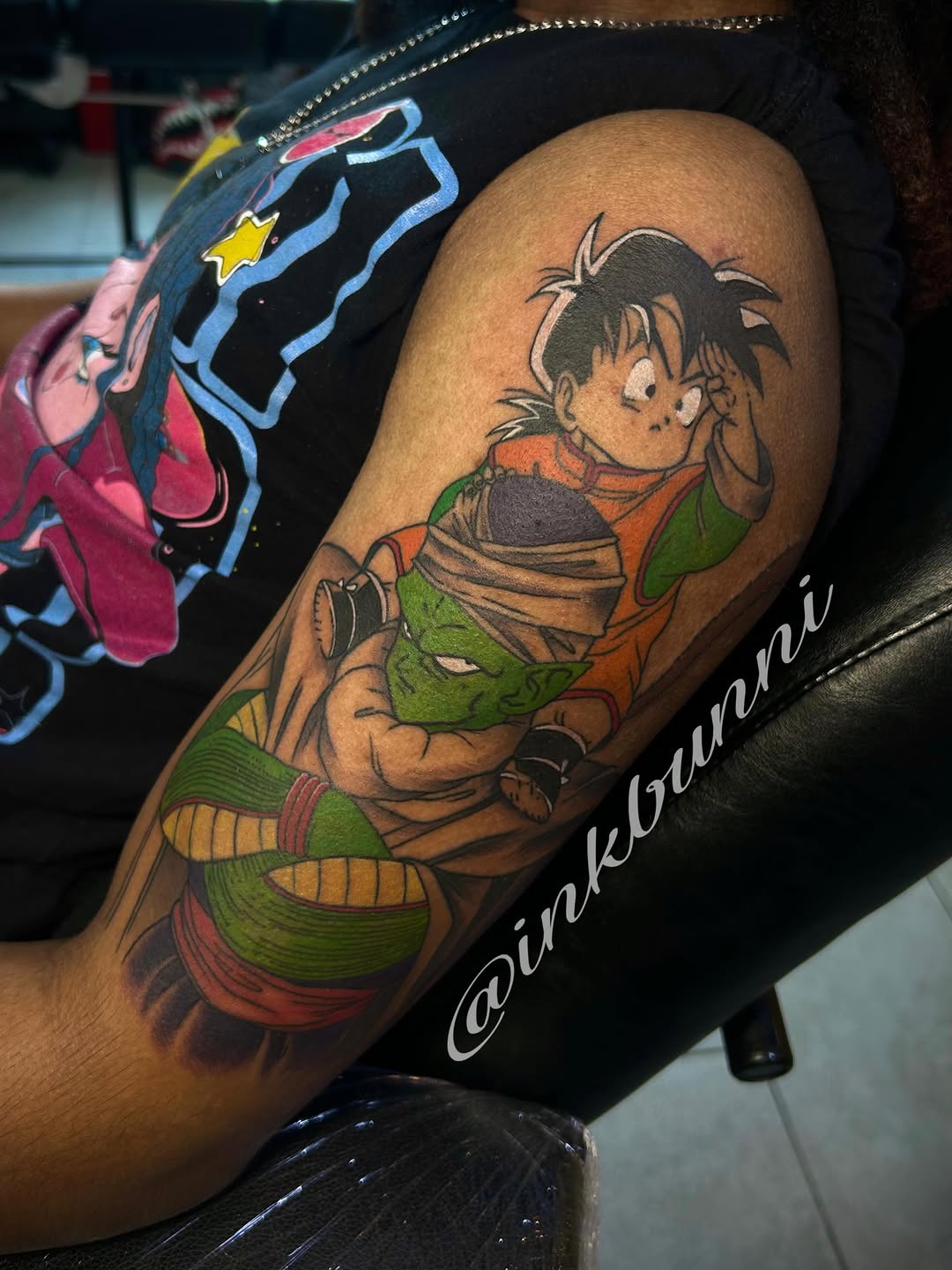 Tattoo on the thigh by Hailey Aka inkbunni, Detroit, Michigan