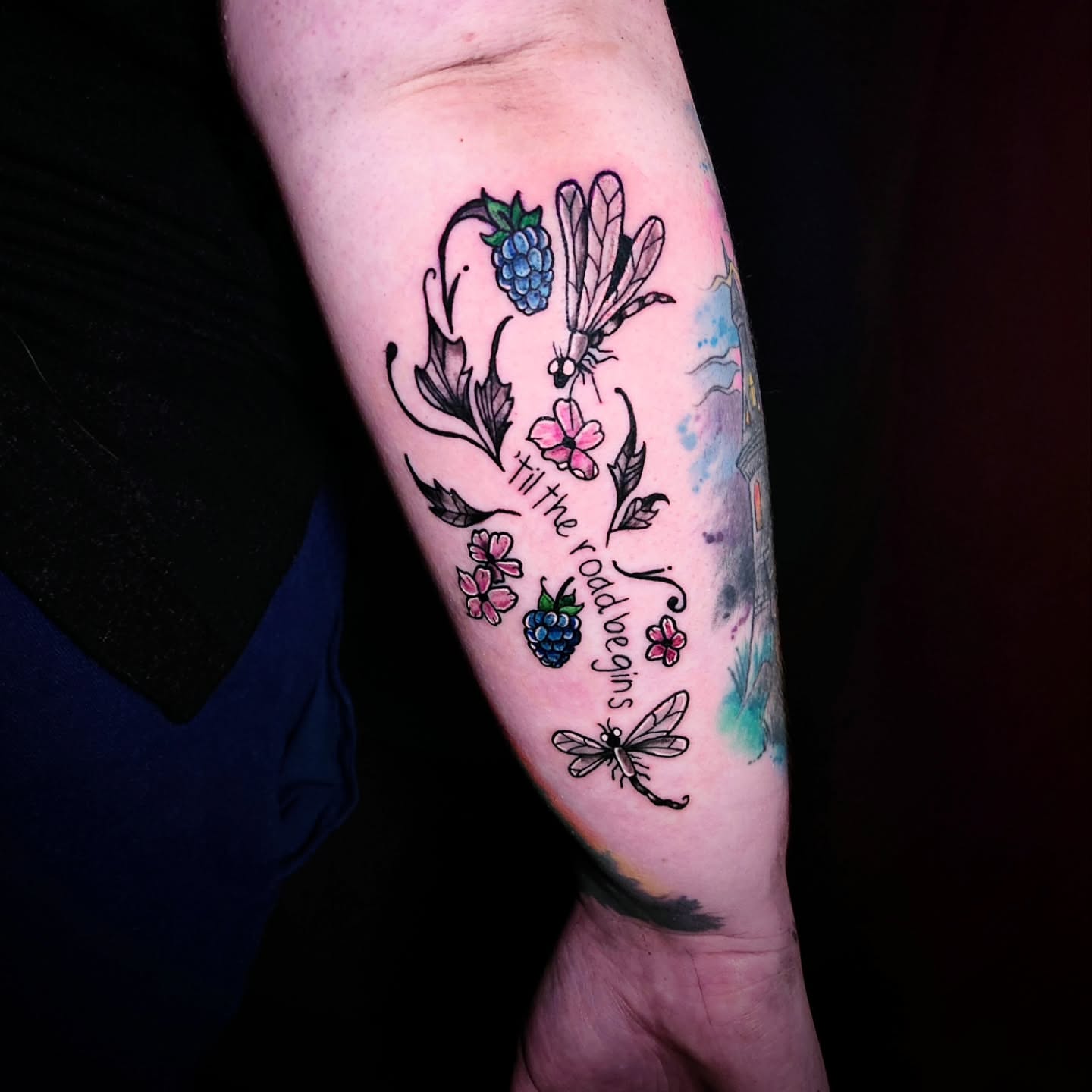 Tattoo by @tattoosbyalmond โ watercolor