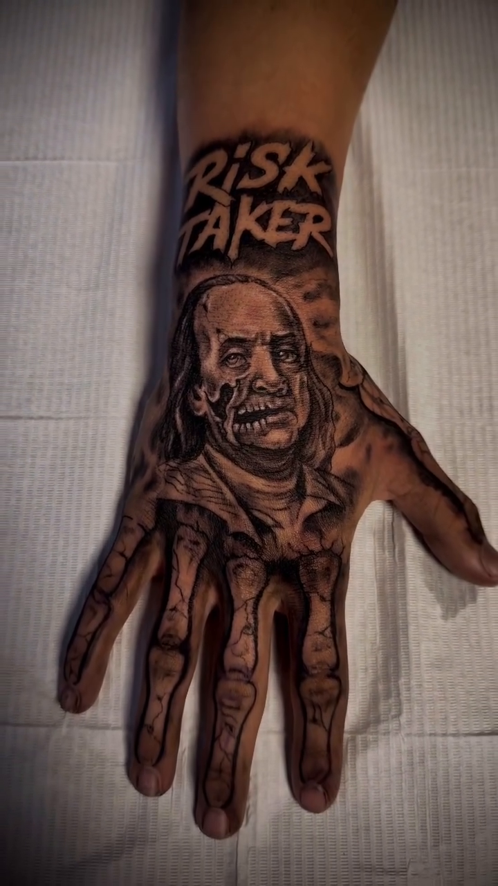 Tattoo by @tat2reign_85 — realism, black_and_grey