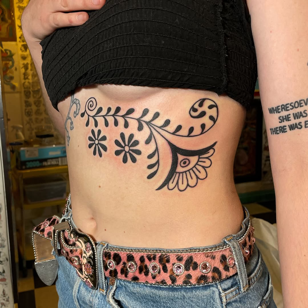 Tattoo by @cosmic___karma — blackwork, ornamental