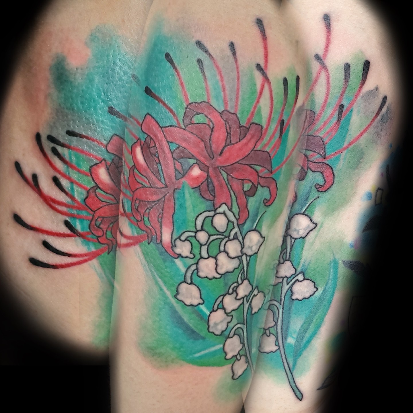 Tattoo by @bree_annatattoos — watercolor, realism