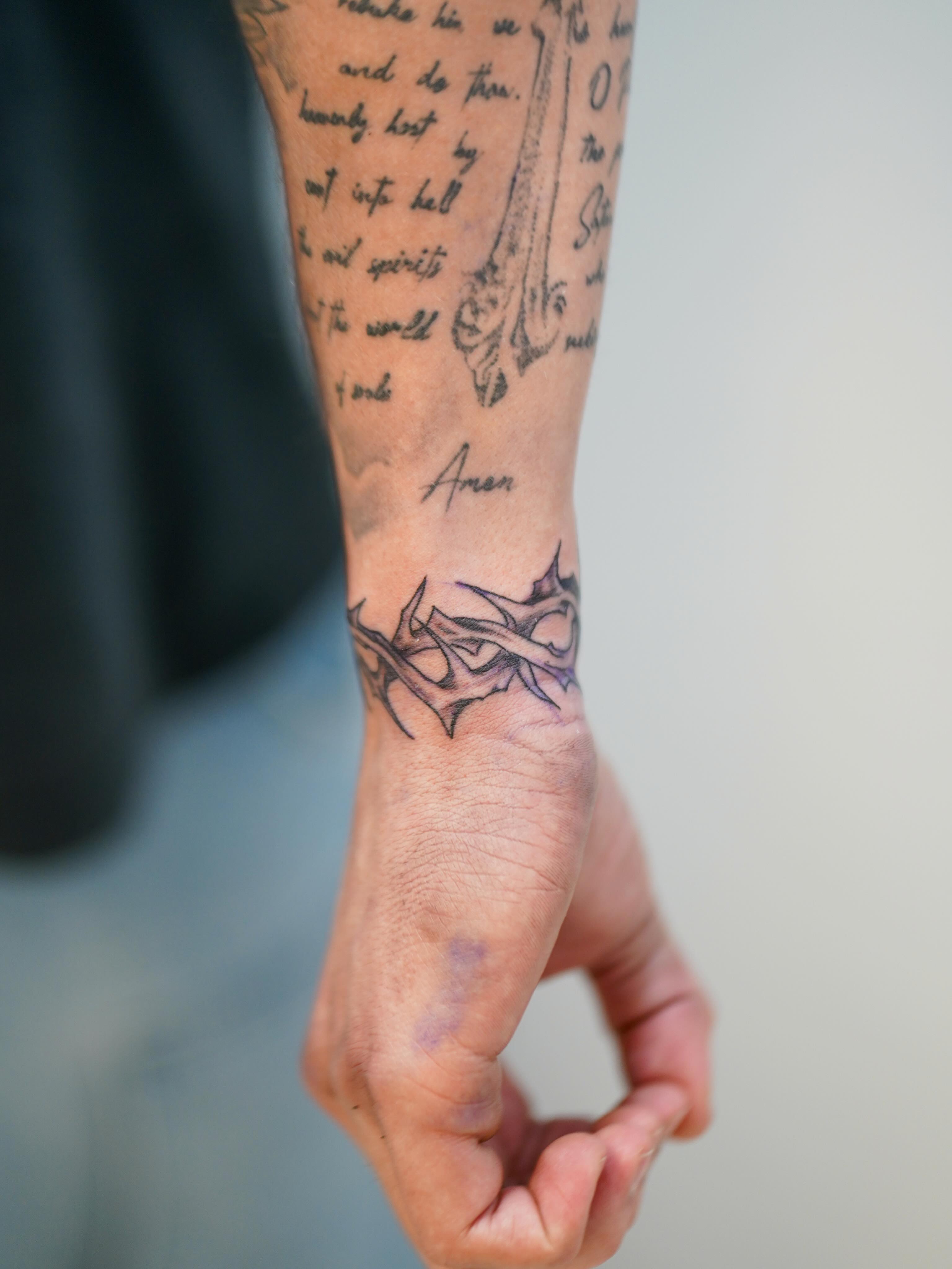 Tattoo by @skylito_creations — black_and_grey