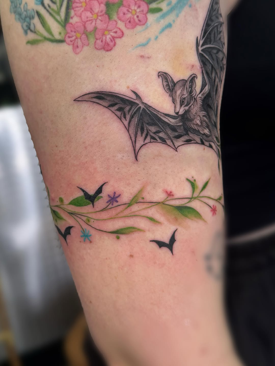 Tattoo by @lots_of_dots_ — black_and_grey, fine_line