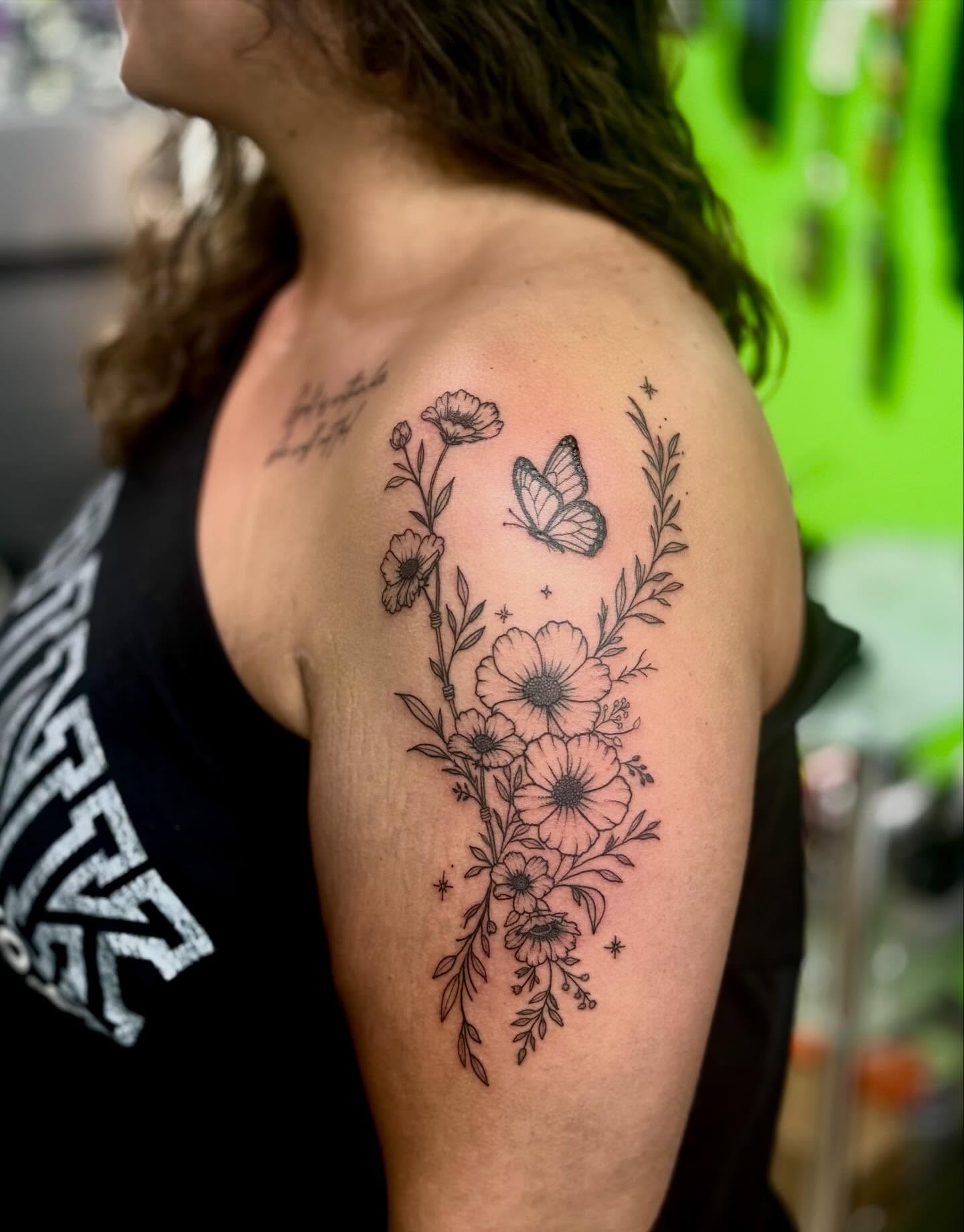 Tattoo by @batty_girl_tats — black_and_grey