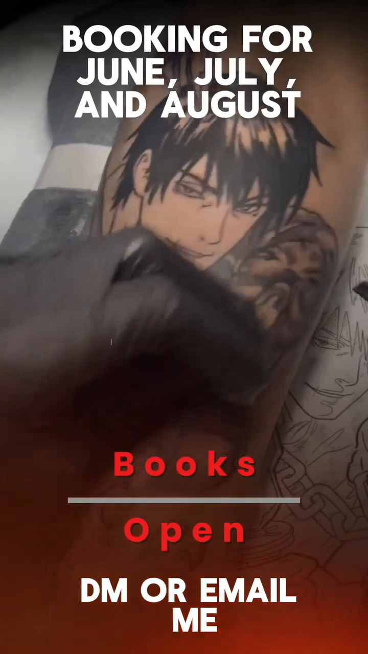 Tattoo by @thatdamcee — anime