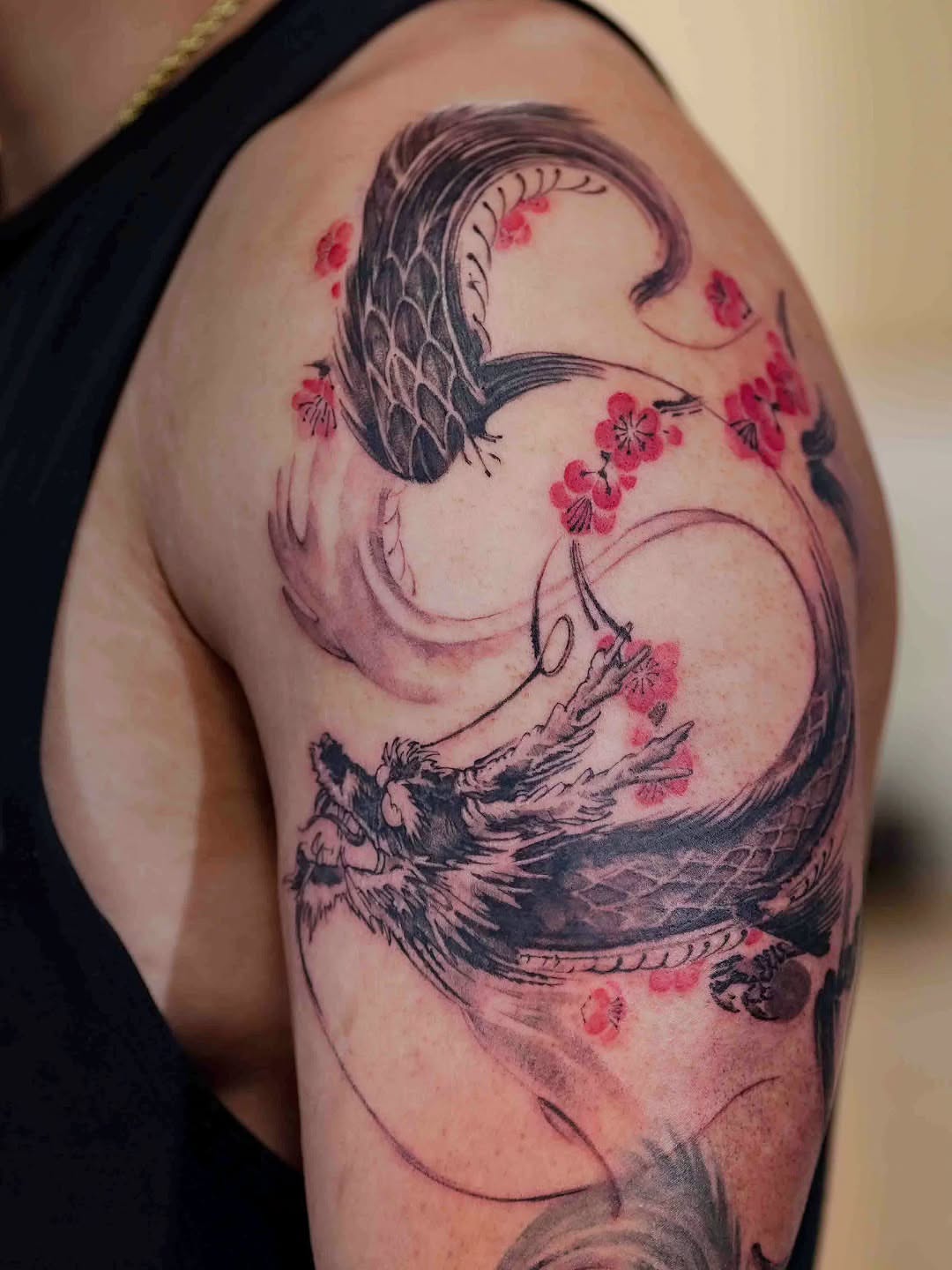 Tattoo by @soopool_tattoo — japanese_irezumi, watercolor