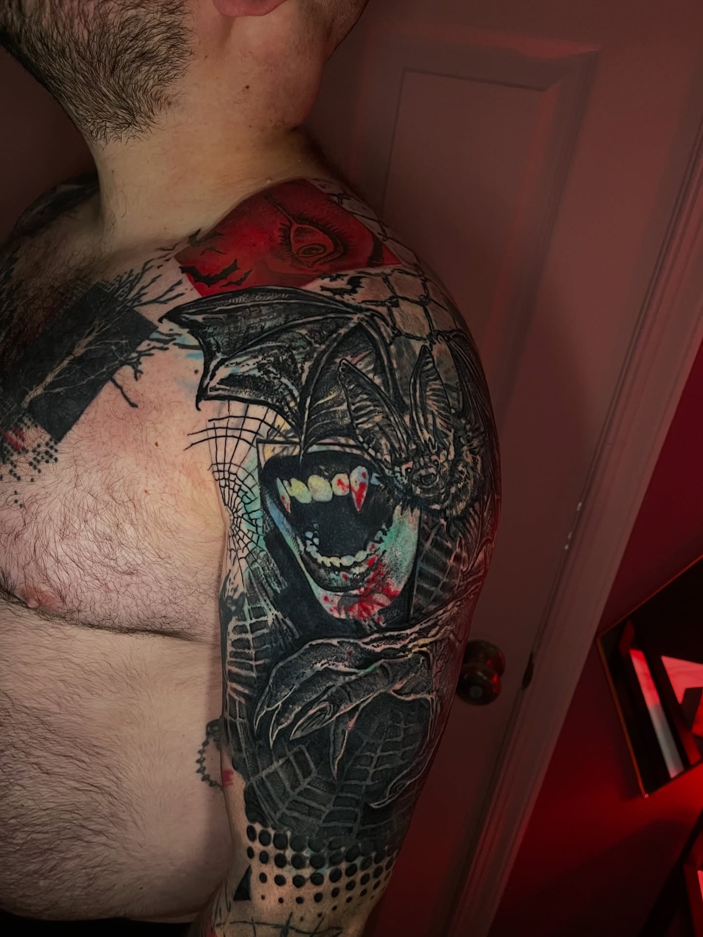 Tattoo by @carlygtattoos โ dark_realism, dotwork