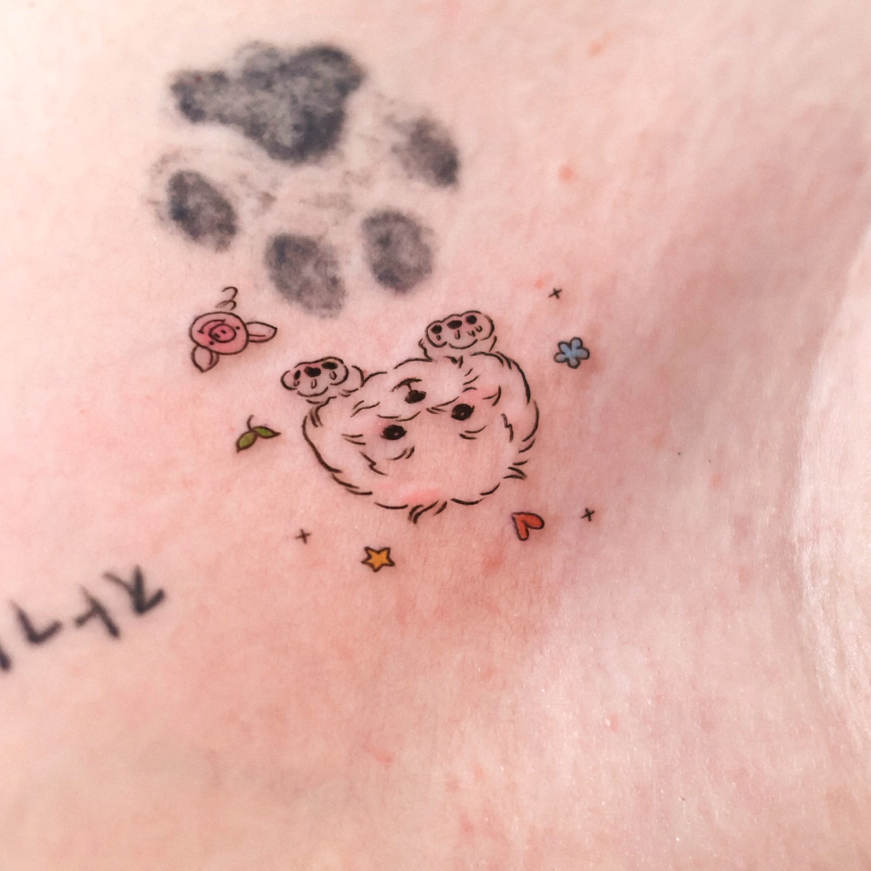 Tattoo by @tattooer_oom — dotwork, new_school