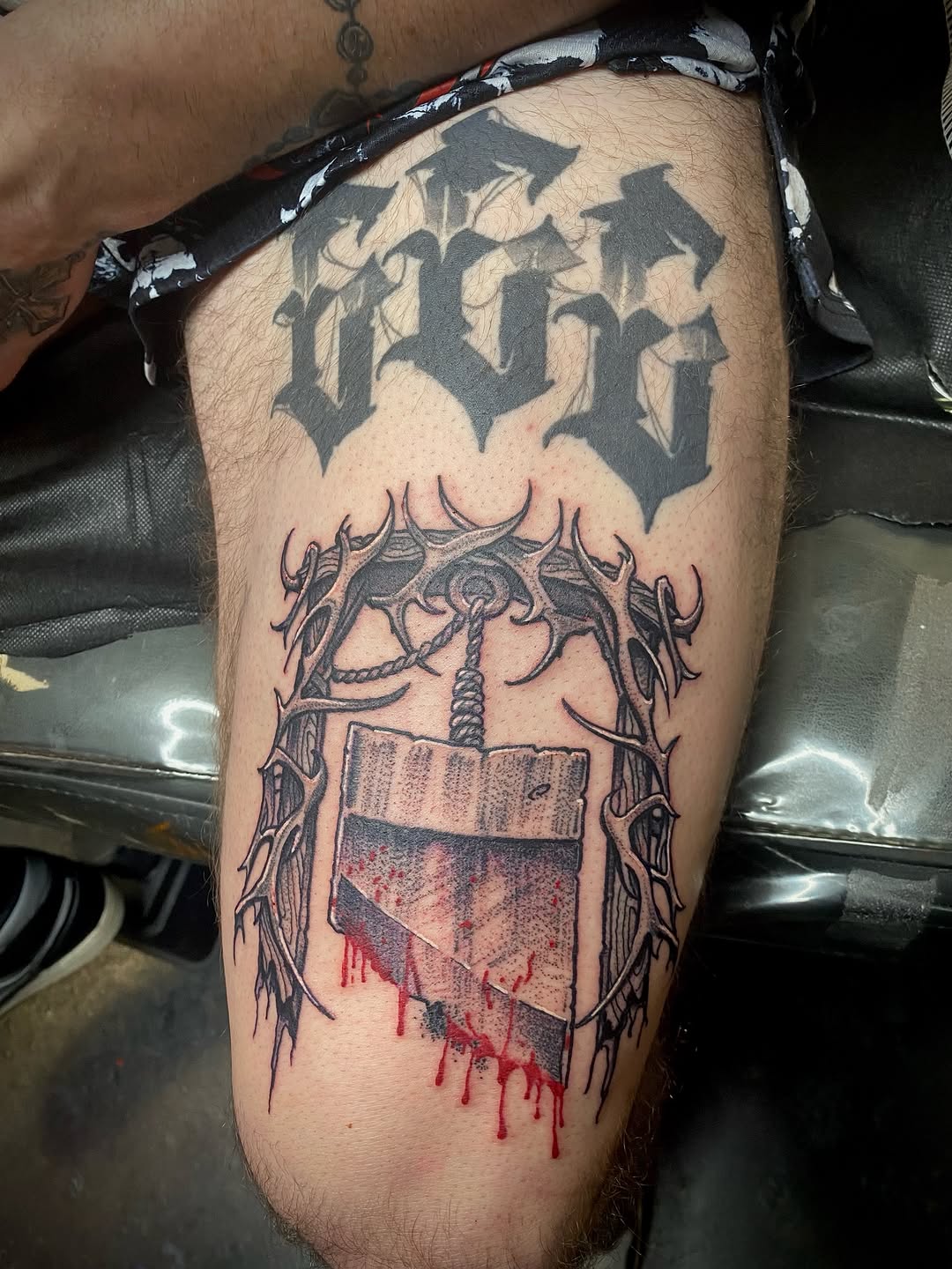 Tattoo by @josh_st_tat2 — black_and_grey, realism