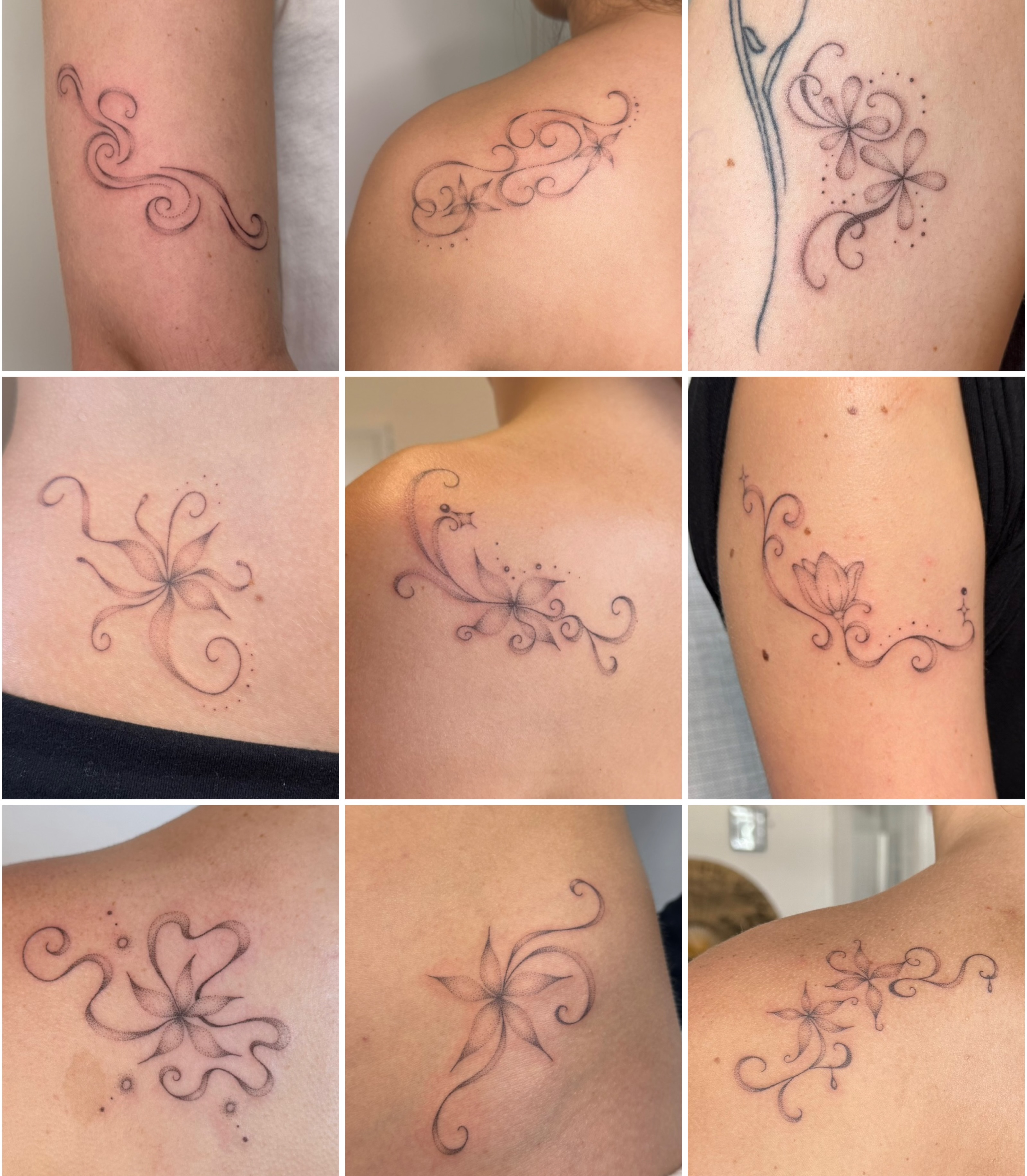 Tattoo by @so0mps — dotwork, ornamental