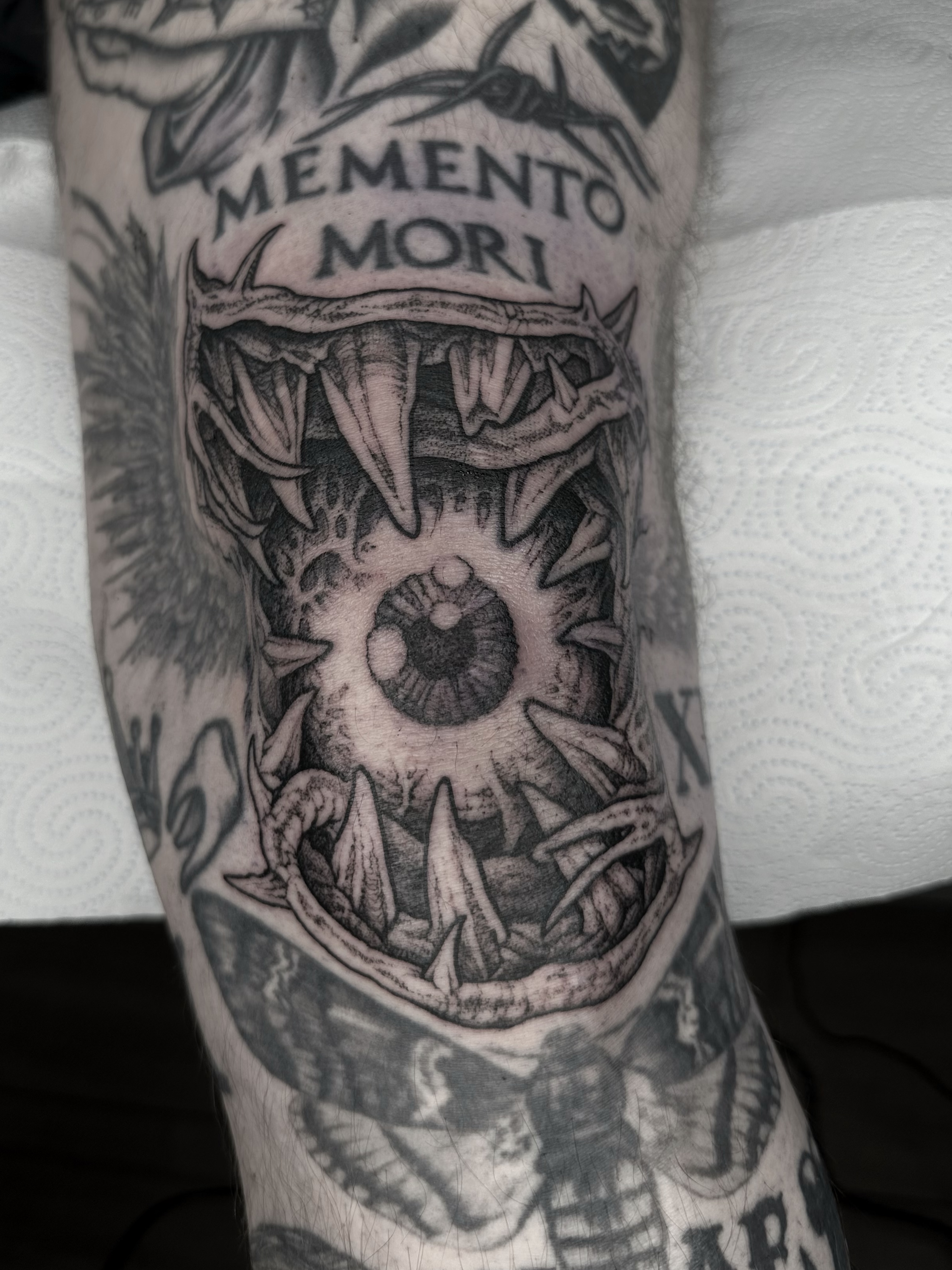 Tattoo by @panyvinoo — black_and_grey, realism