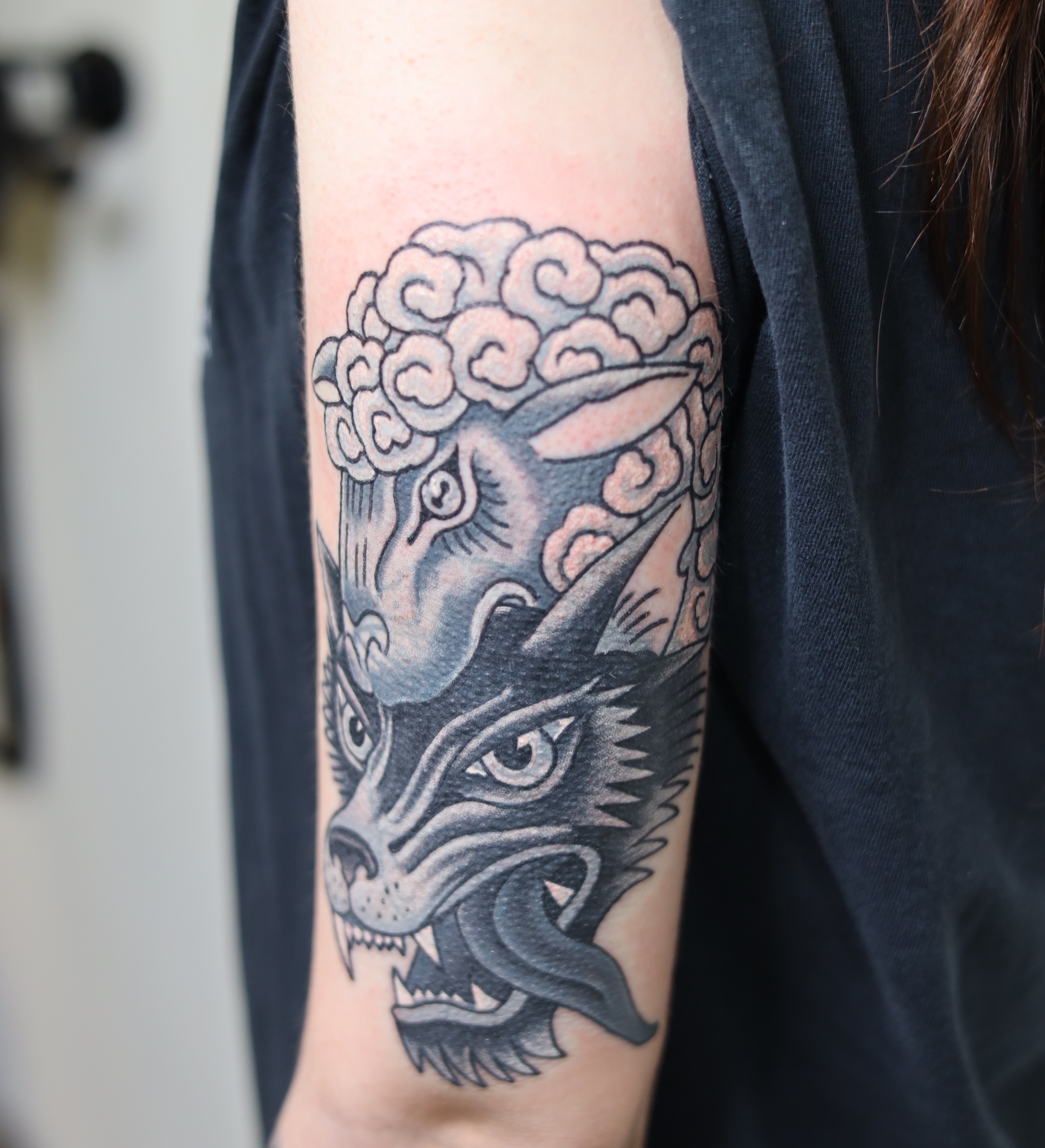 Tattoo by @ortiztattoos — american_traditional, black_and_grey