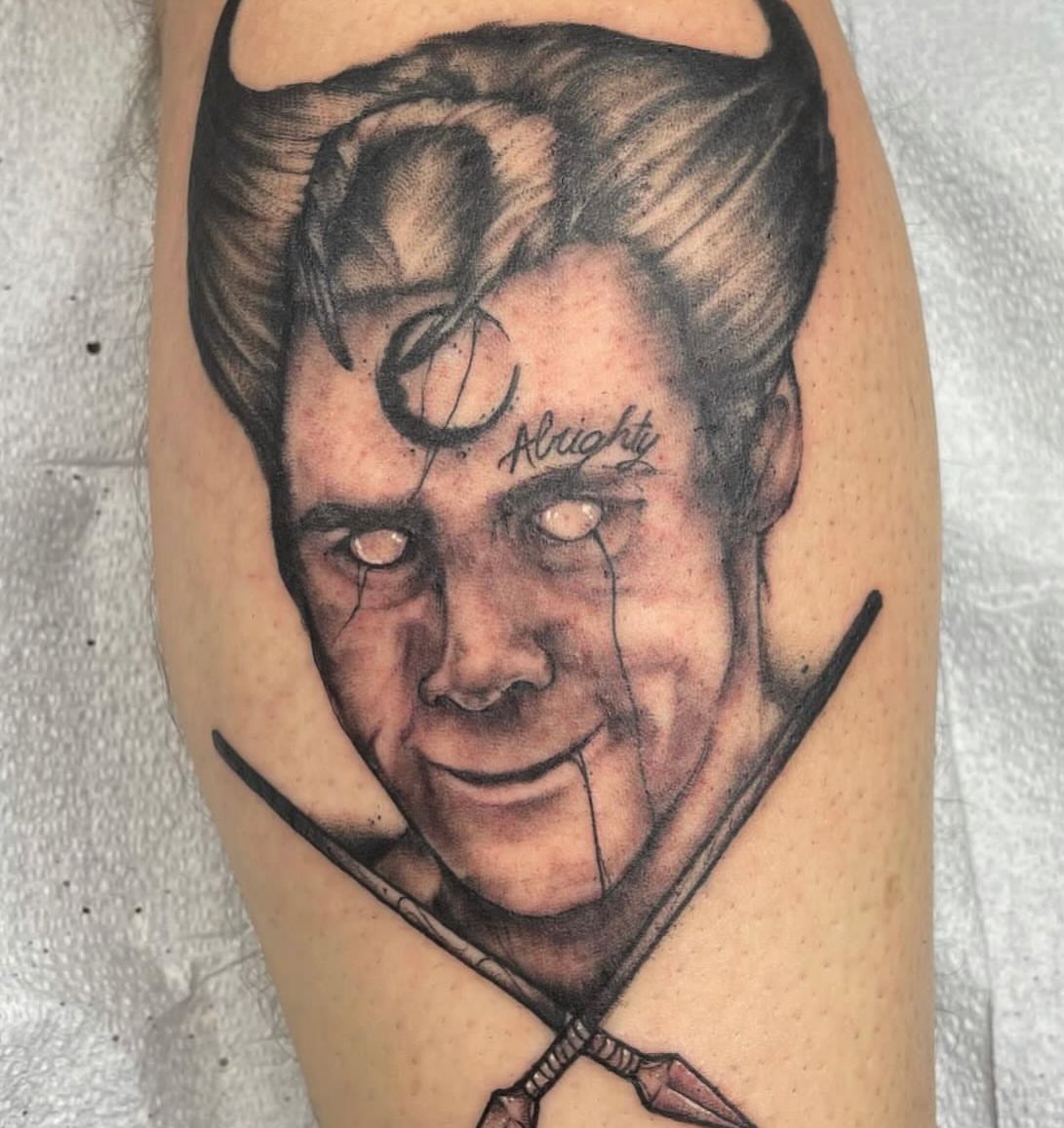 Tattoo by @instacam666 — realism, black_and_grey