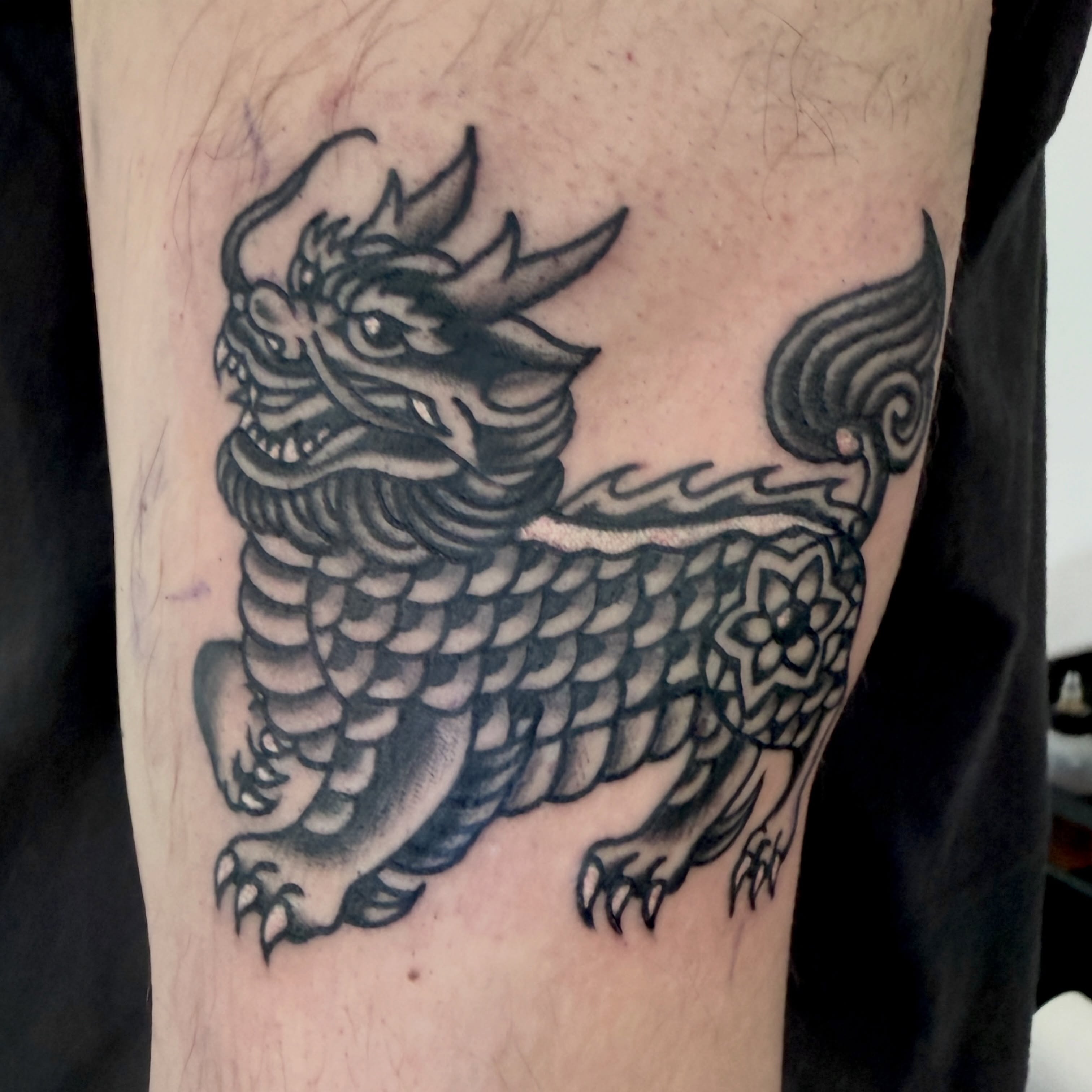 Tattoo by @tattooerjan8 — black_and_grey