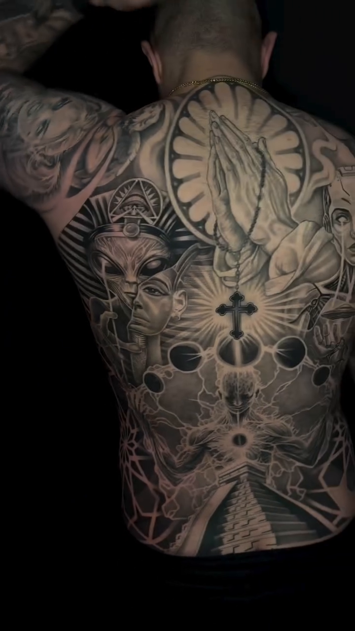 Tattoo by @elijahforstertattoos — black_and_grey, realism