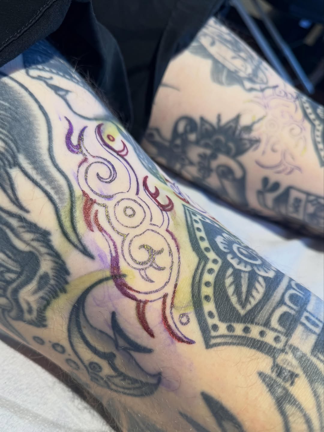 Tattoo by @painted_peach — ornamental, geometric