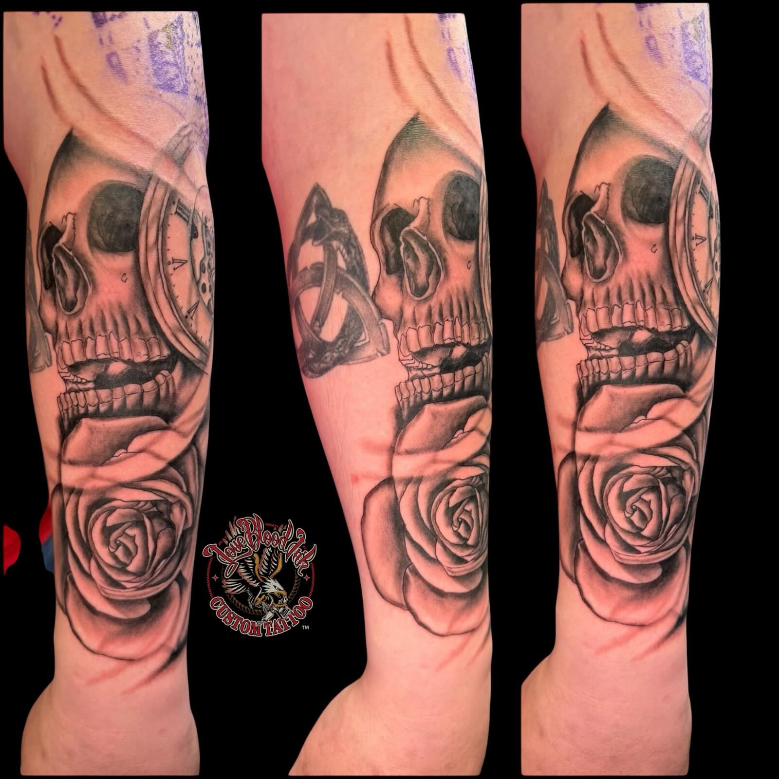 Tattoo by @sparrow_inks — black_and_grey, realism