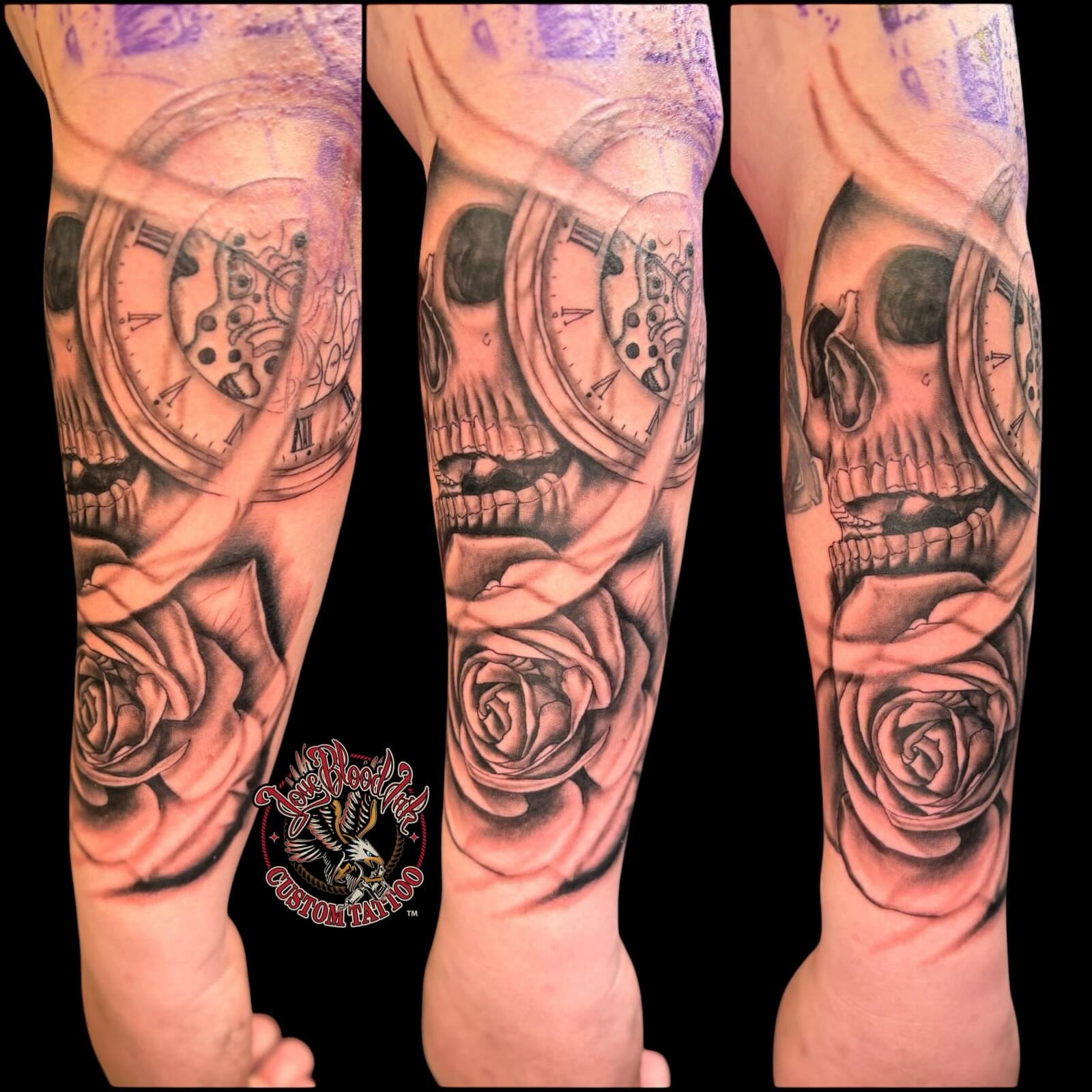 Tattoo by @sparrow_inks — black_and_grey, realism