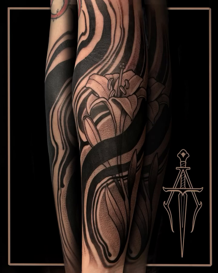 Tattoo by @chrisdobransky — black_and_grey, realism