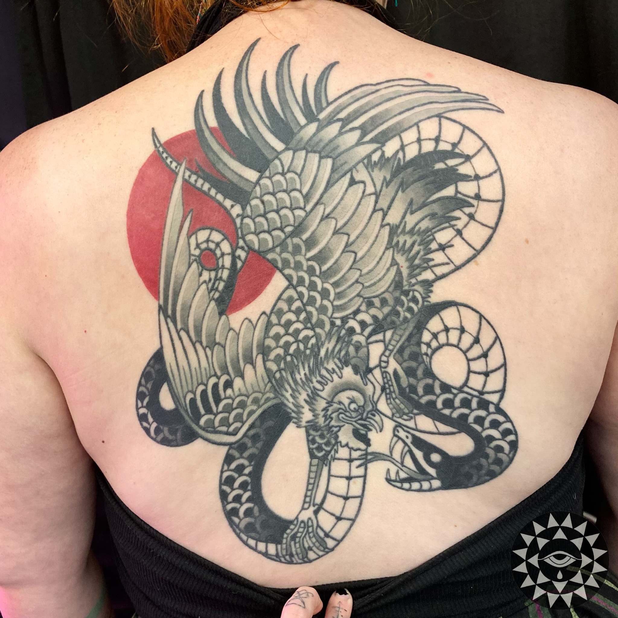 Tattoo by @chelsartistry — black_and_grey