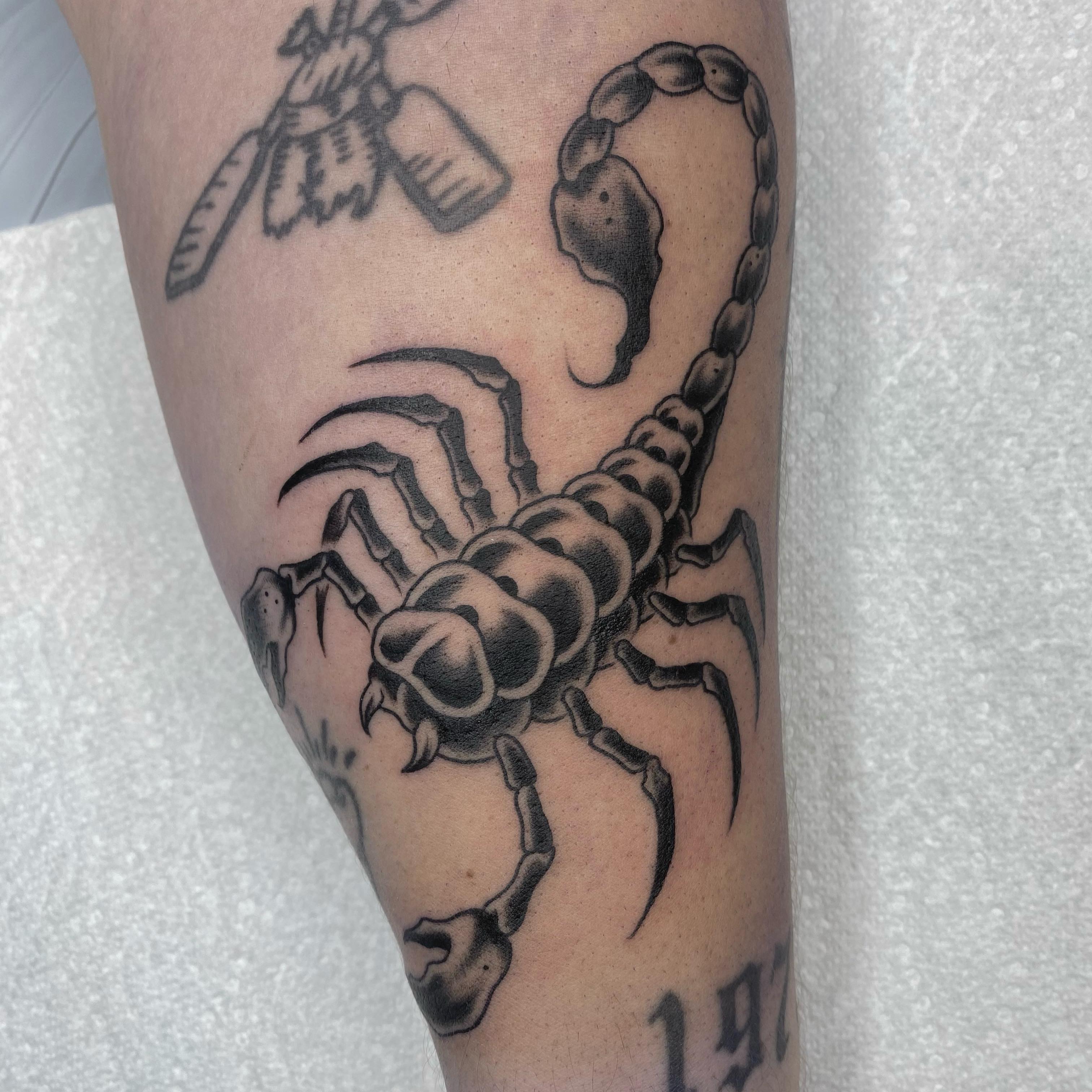 Tattoo by @kennymtattoo — black_and_grey