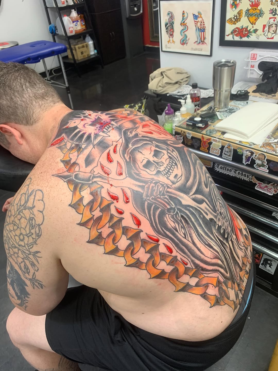 Tattoo by @tattoosbycraigb — japanese_irezumi, black_and_grey