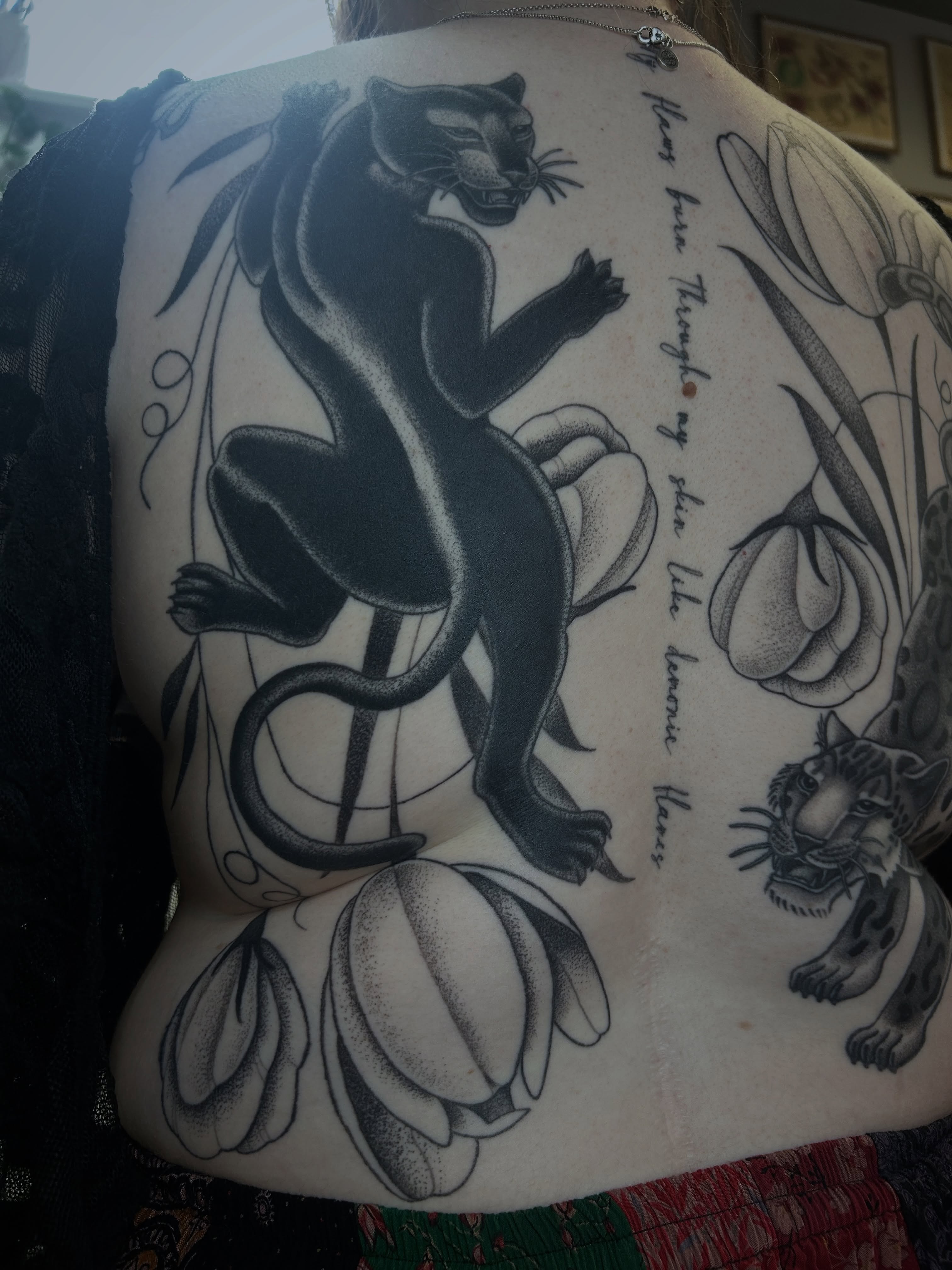 Tattoo by @midwestcrybaby — black_and_grey, dotwork