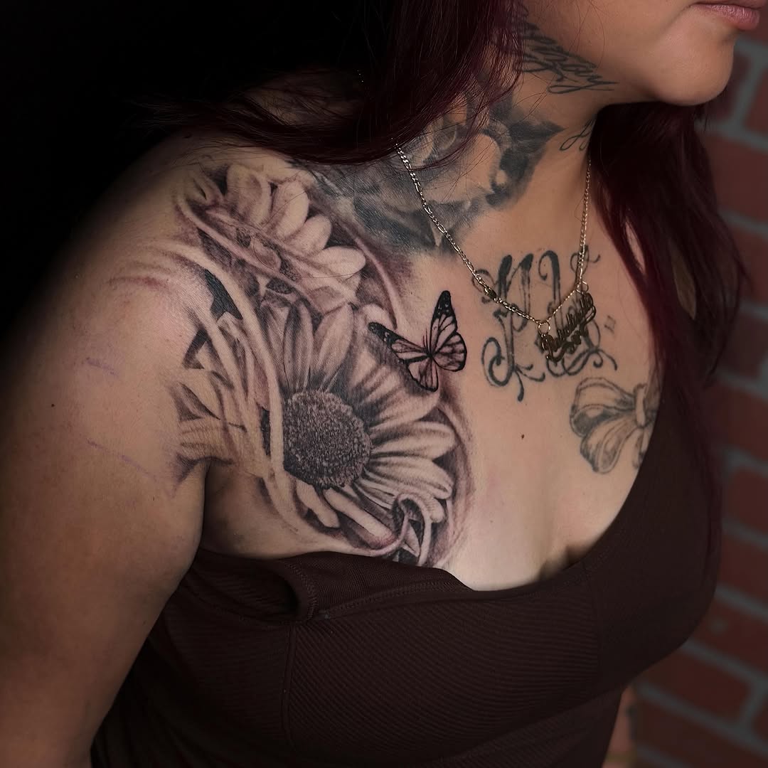 Tattoo by @jocelyntattoos — realism, black_and_grey