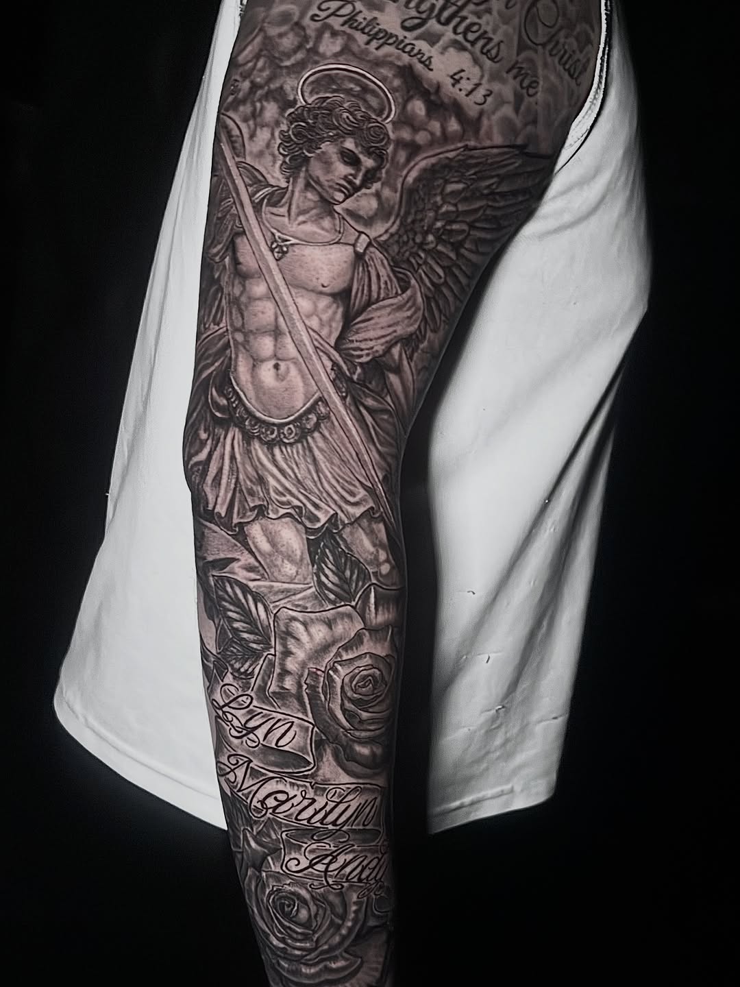 Tattoo by @phillyink — realism, black_and_grey