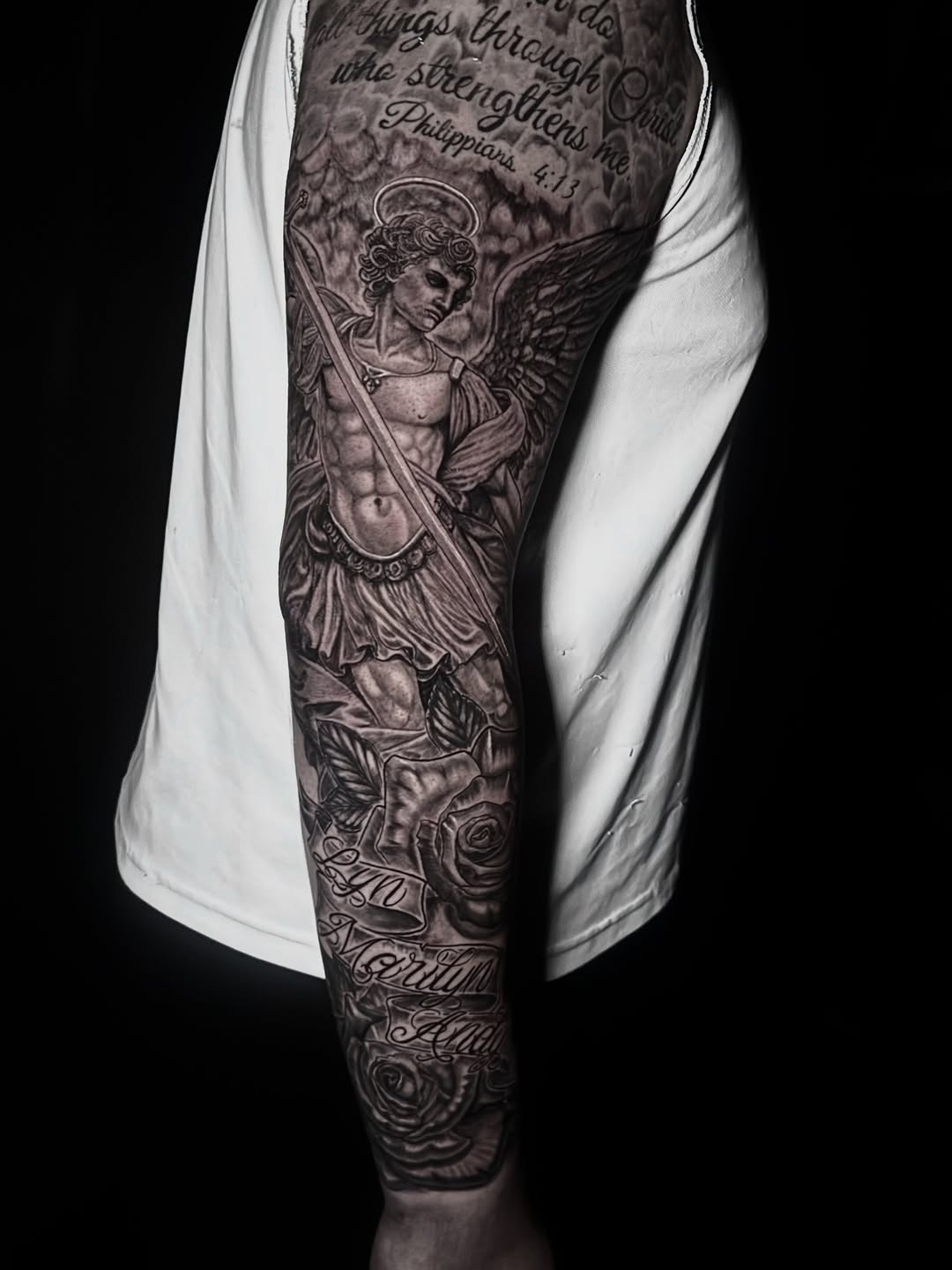 Tattoo by @phillyink — realism, black_and_grey
