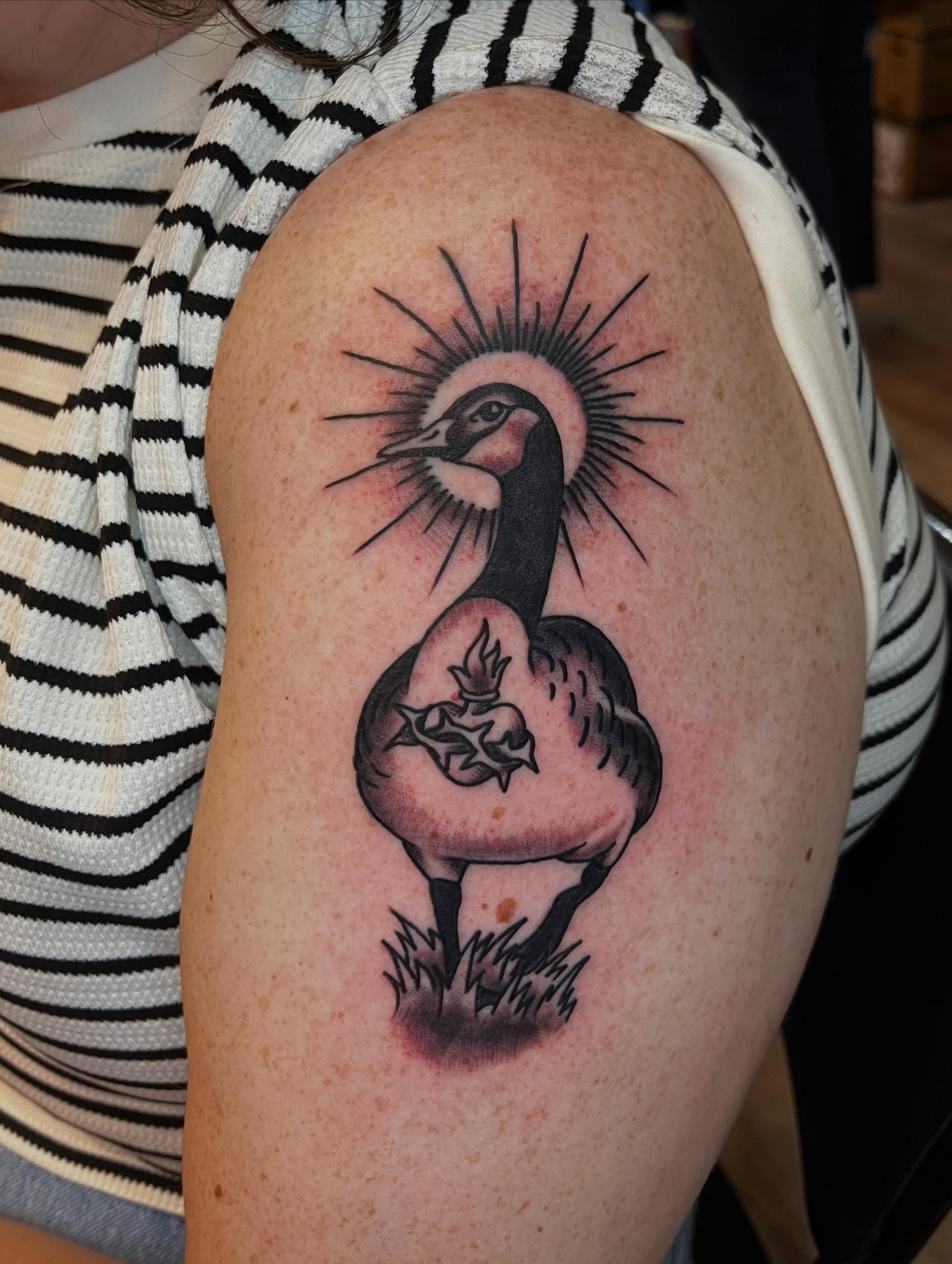 Tattoo by @jesse_fraser — american_traditional, black_and_grey