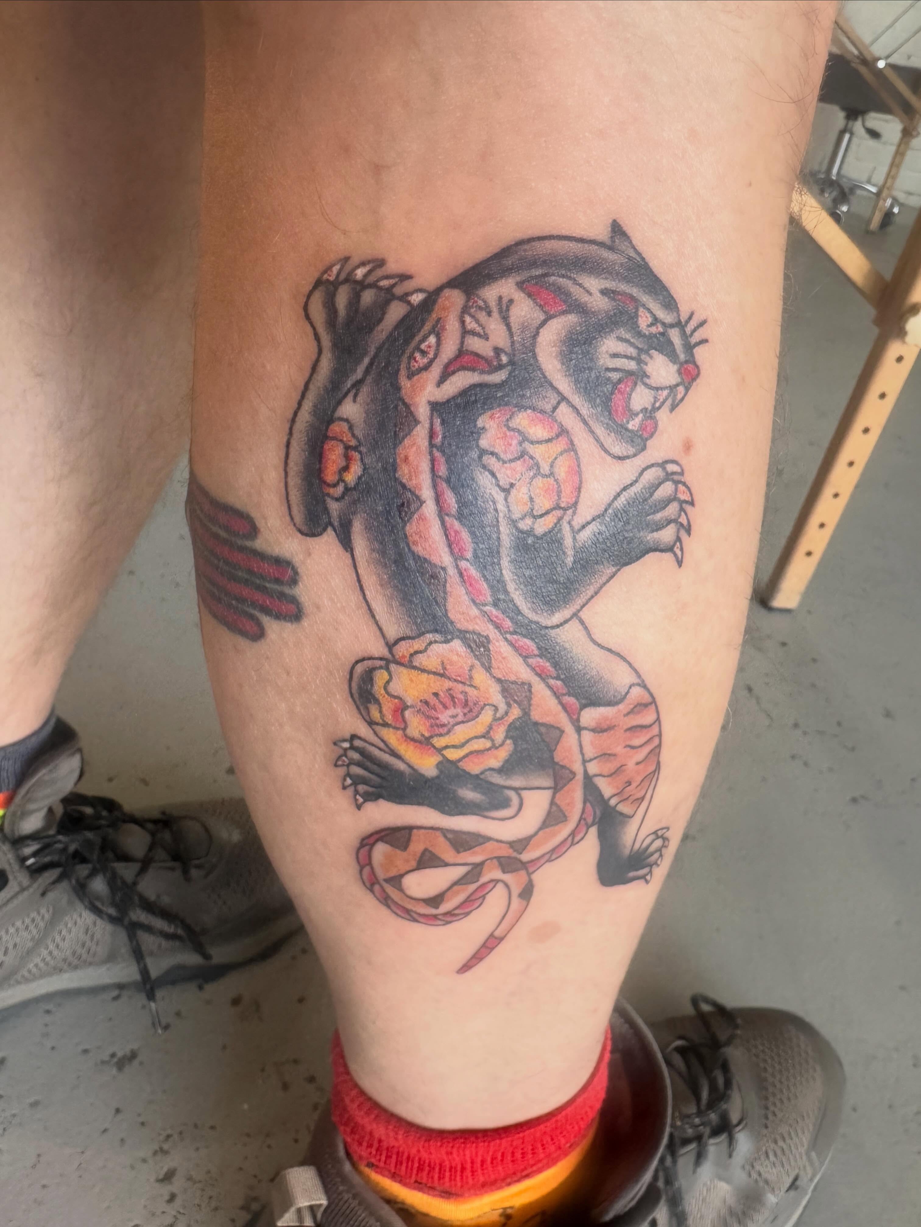 Tattoo by @katebehr_tattoo β american_traditional, dotwork