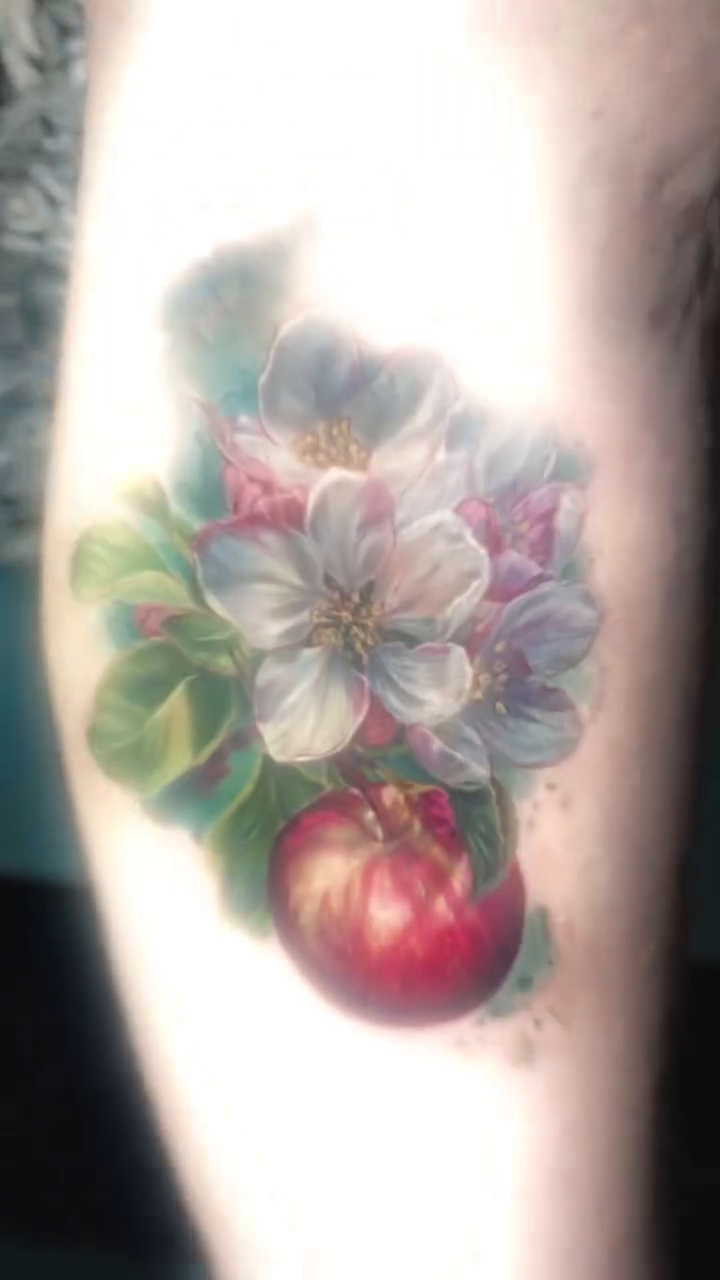 Tattoo by @megwaitattoos — realism, color