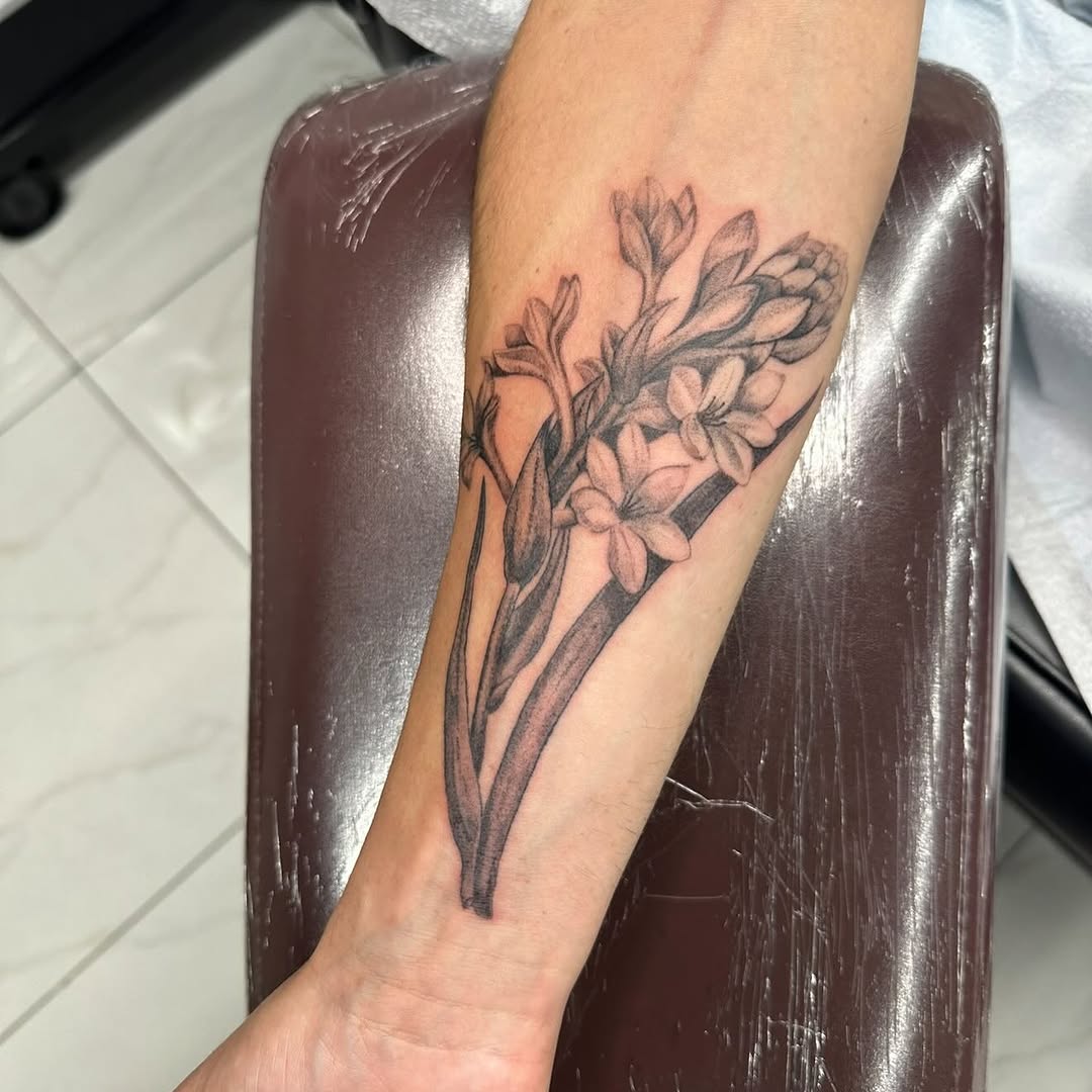 Tattoo by @by_keroosha — black_and_grey, realism