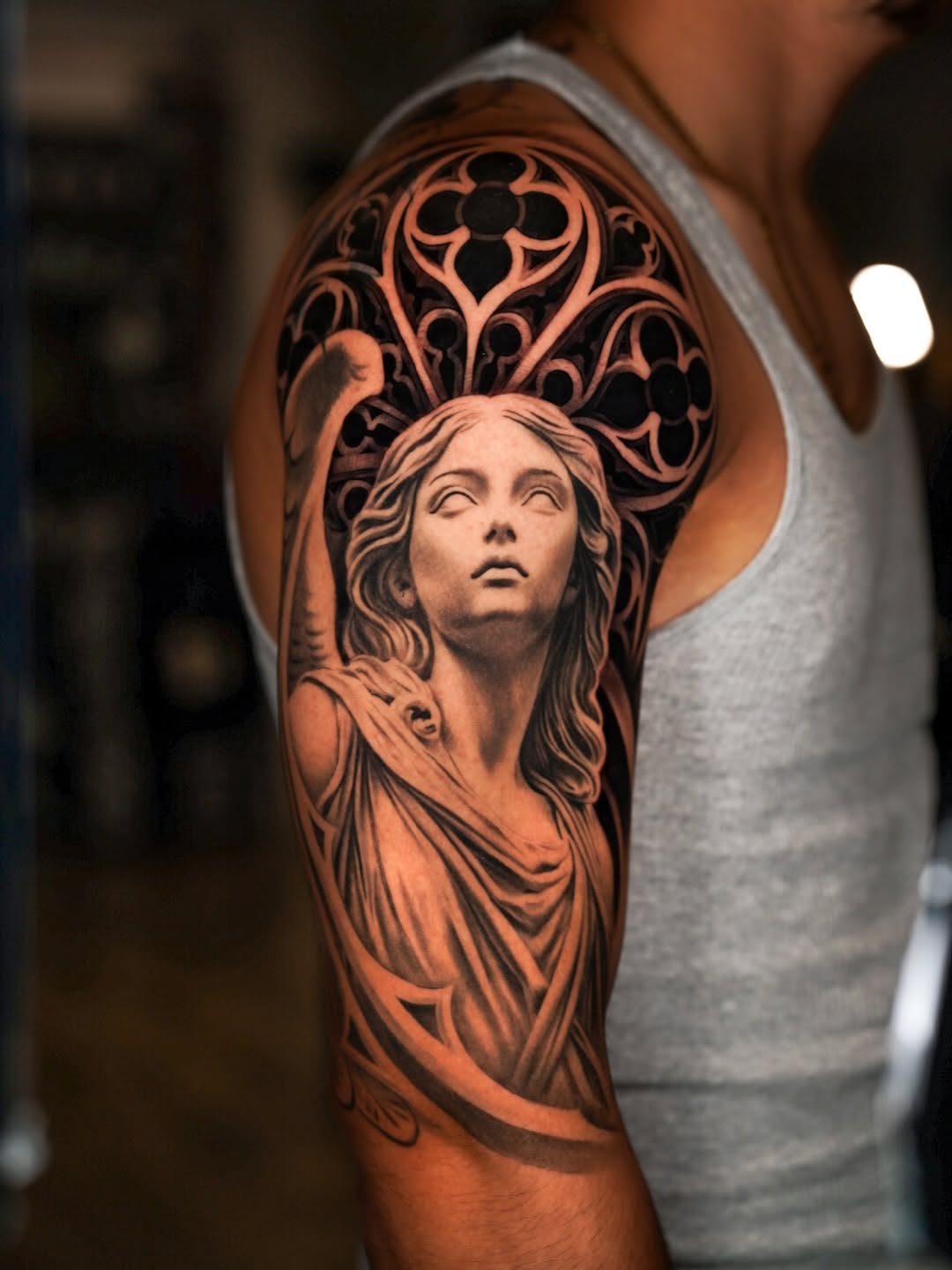 Tattoo by @coleworldtattoo โ black_and_grey, realism