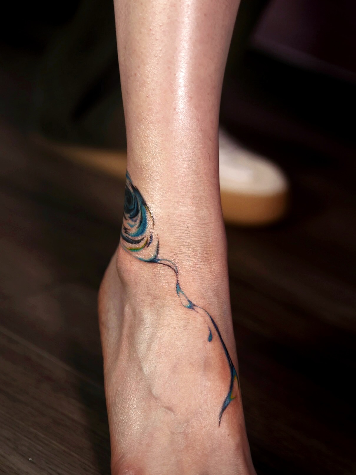Tattoo by @less_salt_tatt — watercolor