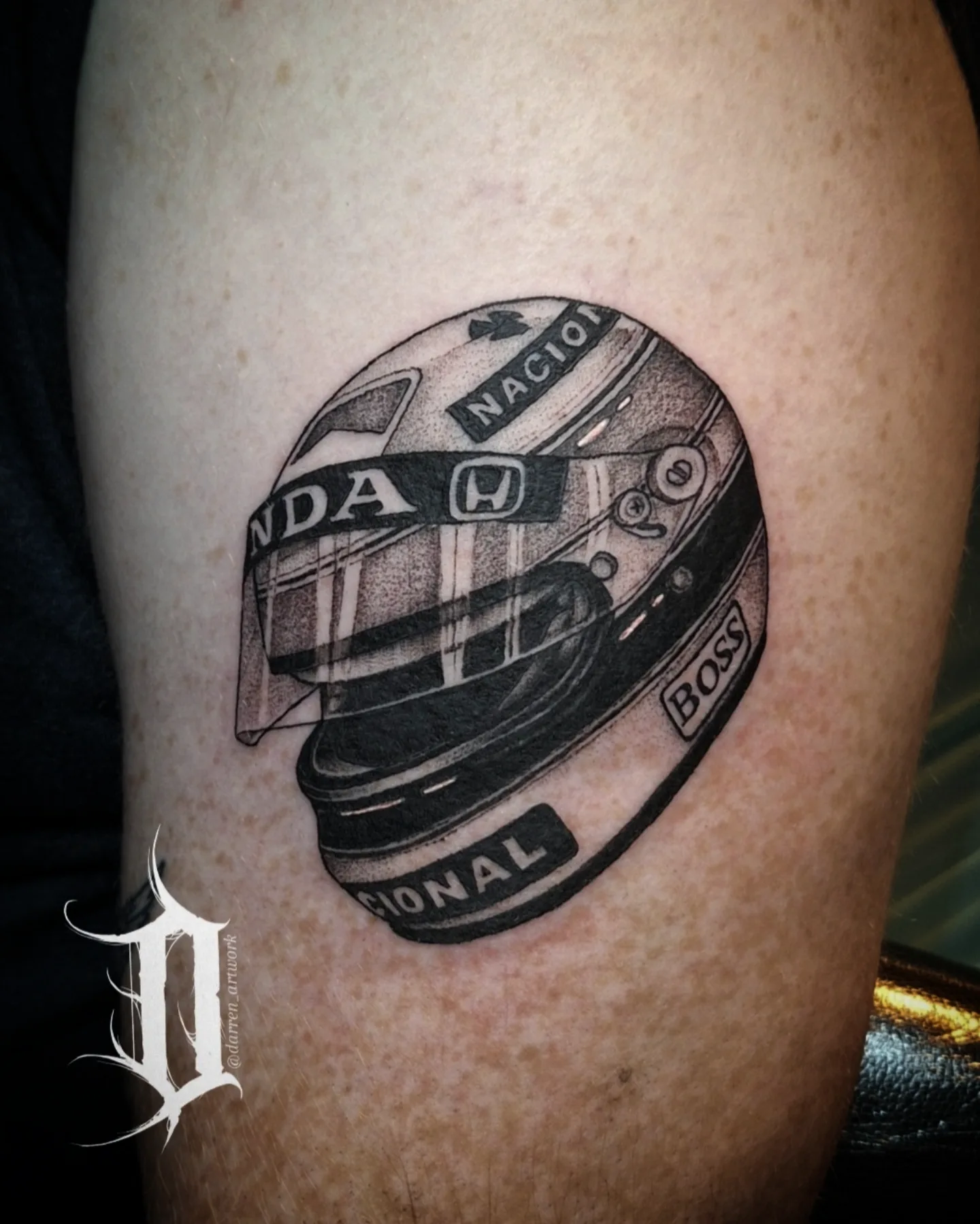 Tattoo by @darren_artwork — dotwork, realism